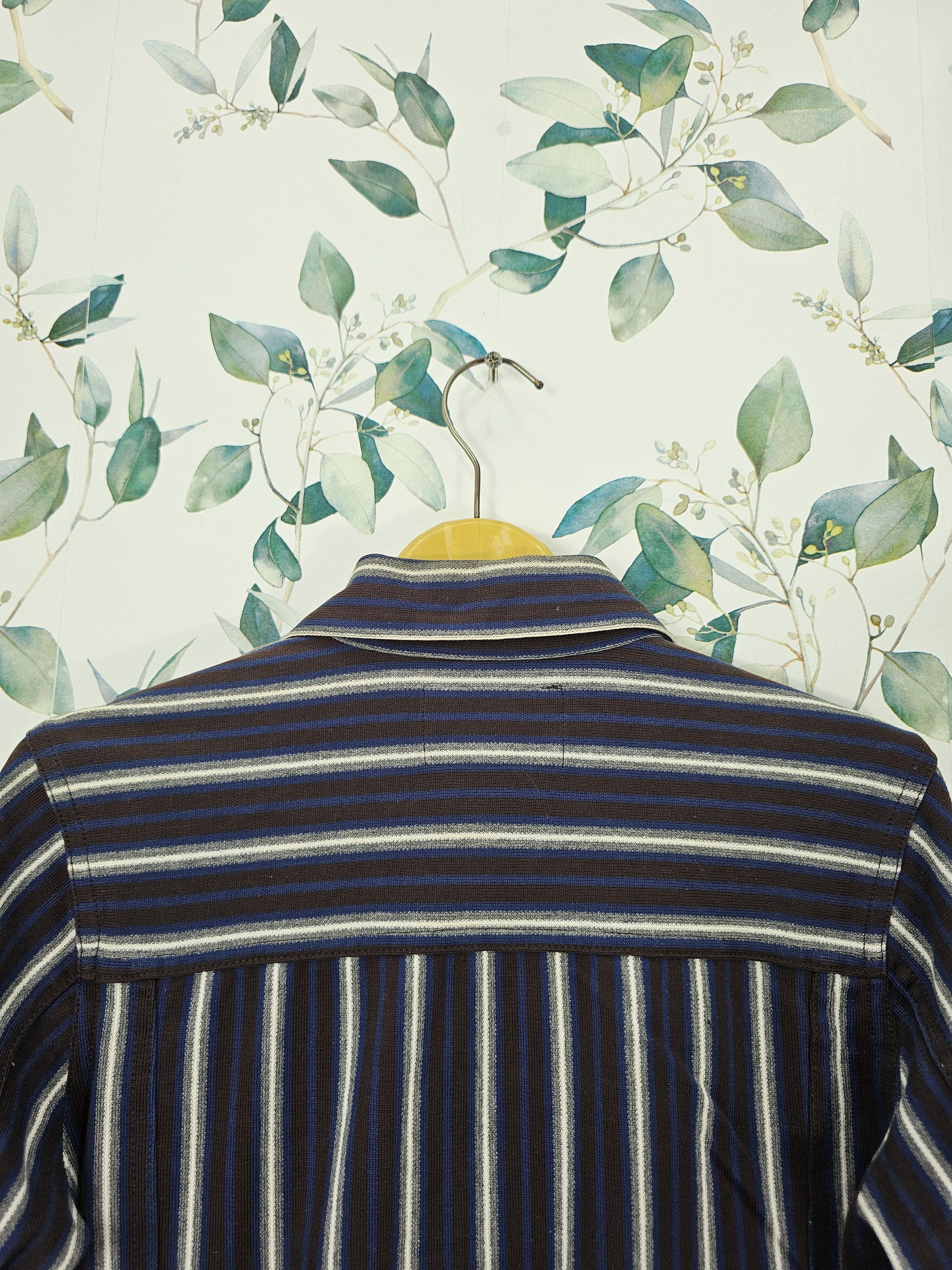 CABANE de ZUCCa Vintage CABANE DE ZUCCA Striped Retro Style Jacket J0101 Size US S / EU 44-46 / 1 - 8 Thumbnail