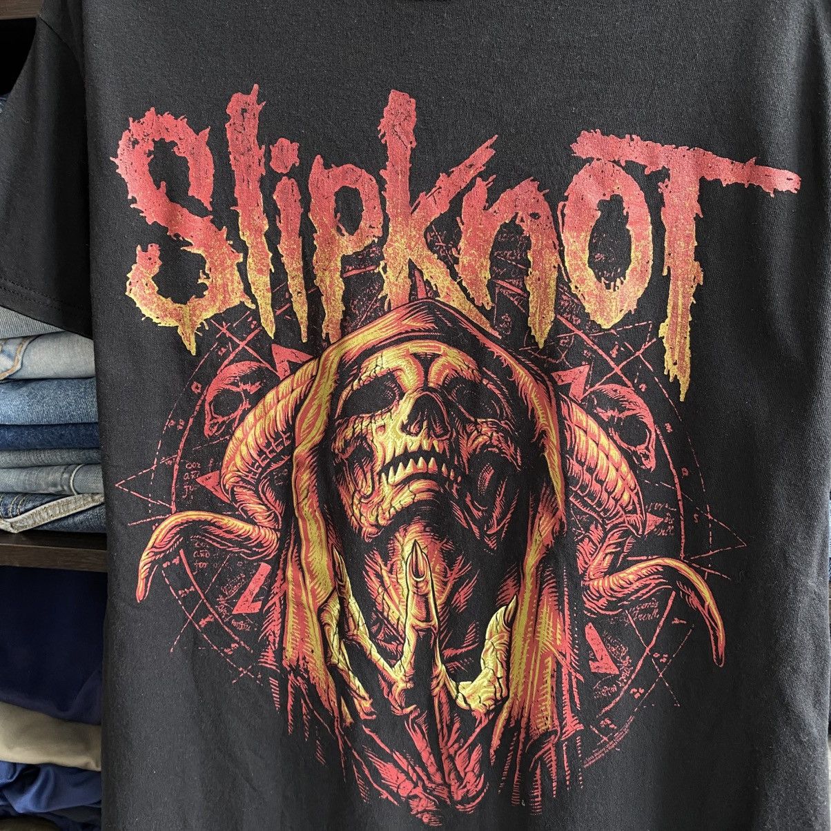 Band Tees Vintage Slipknot Big Graphic Logo Rock Band 00’s tee Size US M / EU 48-50 / 2 - 2 Thumbnail
