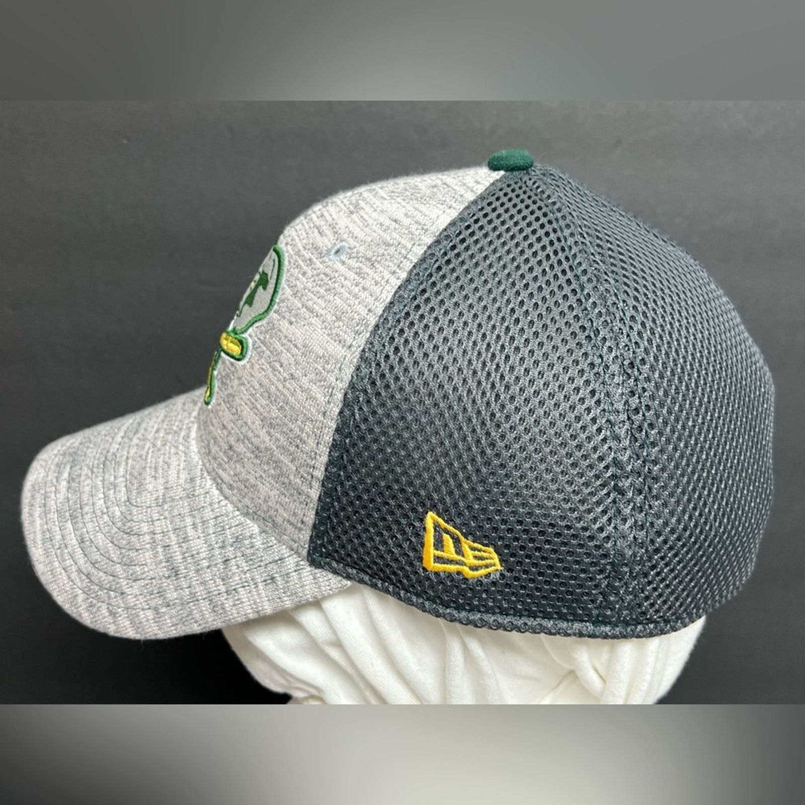 New Era New Era 39Thirty Grey On Field Hat Oakland Athletics NWOT Size ONE SIZE - 6 Thumbnail