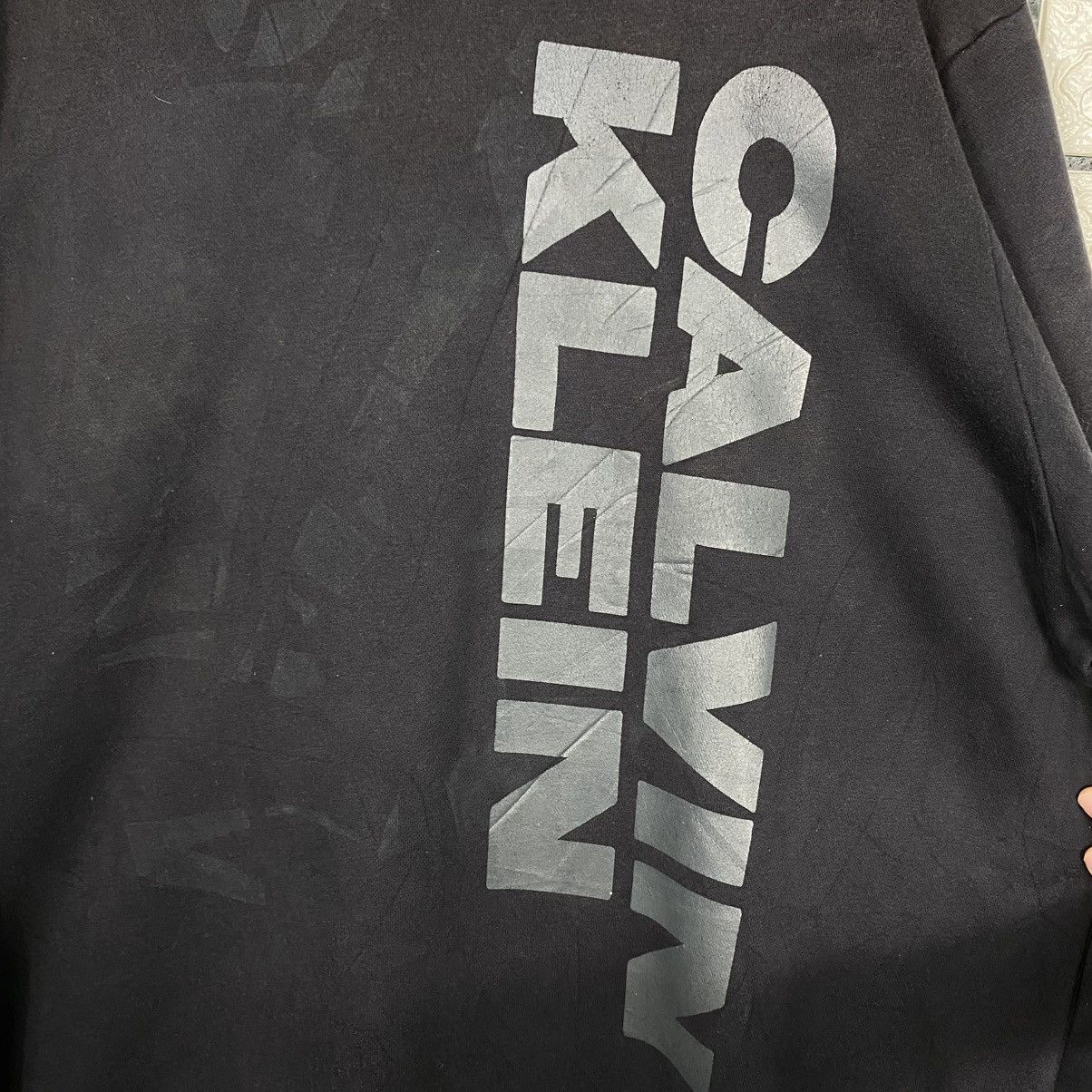 Japanese Brand Vintage Sweatshirt Calvin Klein Big Logo Size US XXL / EU 58 / 5 - 14 Thumbnail