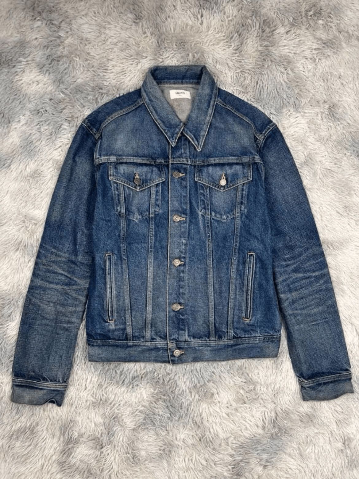 Celine Celine Celine 22AW Cry Boy Hood Denim Jacket-2506 Size US M / EU 48-50 / 2 - 2 Thumbnail