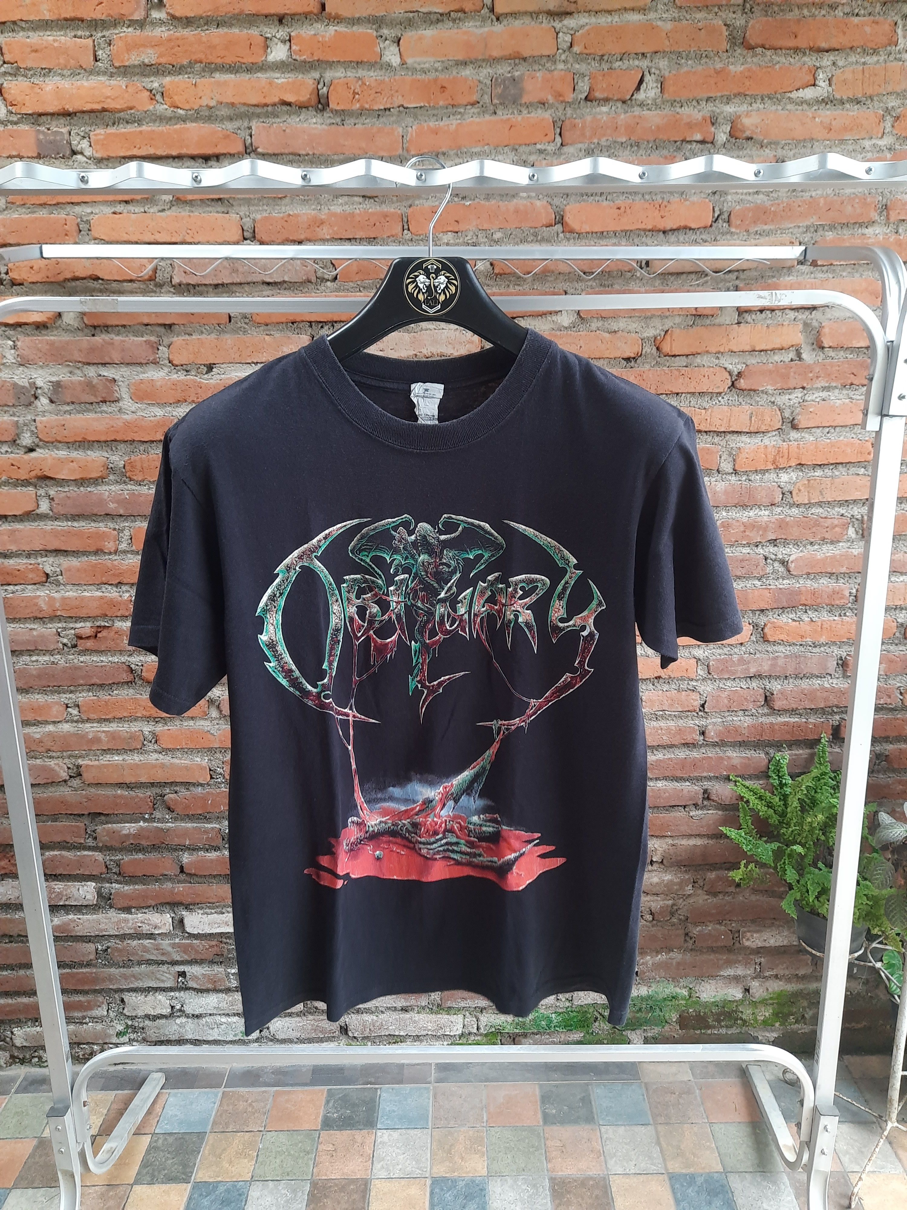 Band Tees × Vintage Vintage Obituary Tour 2008 Live In America Band Tour Tee Size US M / EU 48-50 / 2 - 1 Thumbnail