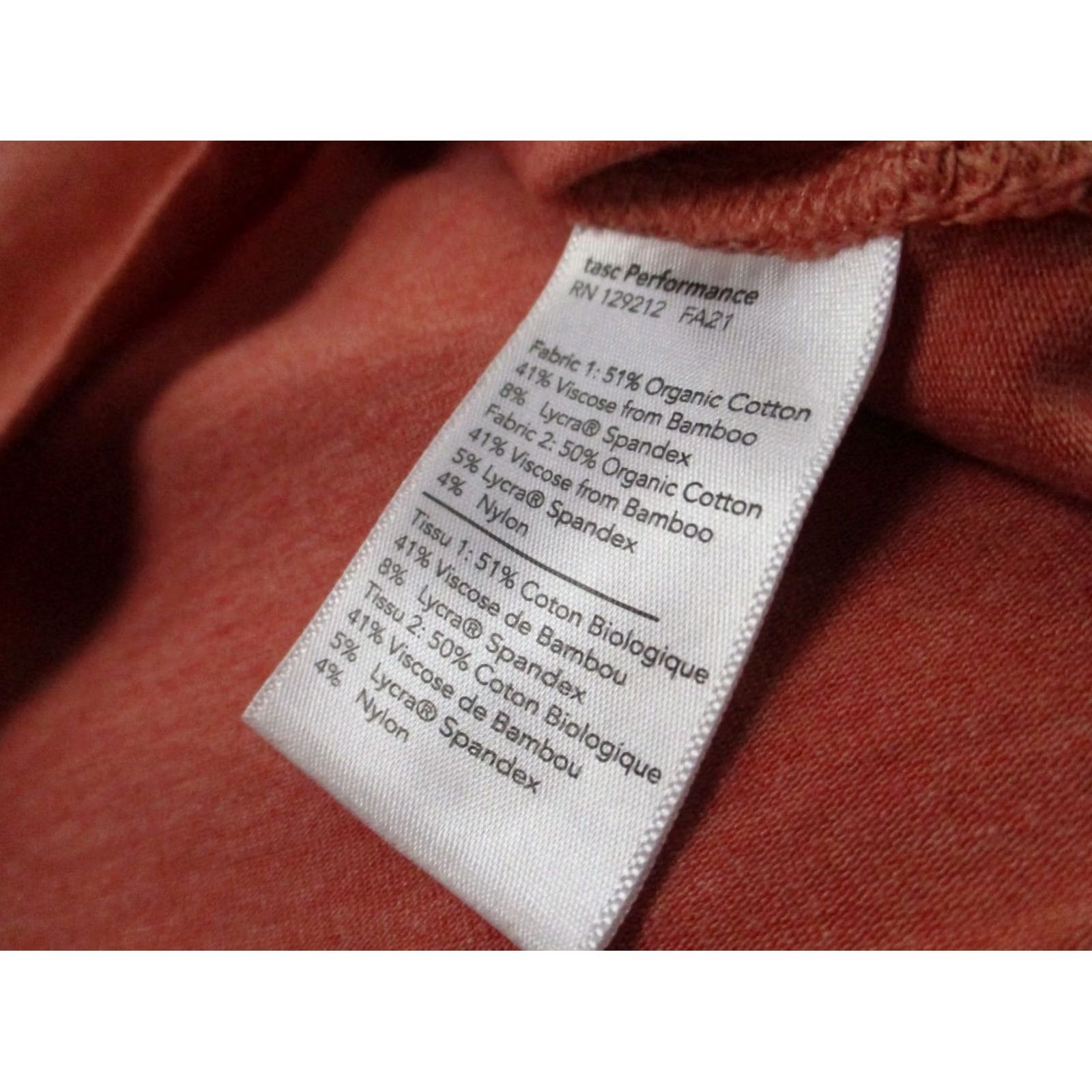 Vintage Tasc Jacket Mens XL Orange Bamboo Stretch Pullover Windbreaker Golf Size US XL / EU 56 / 4 - 7 Thumbnail