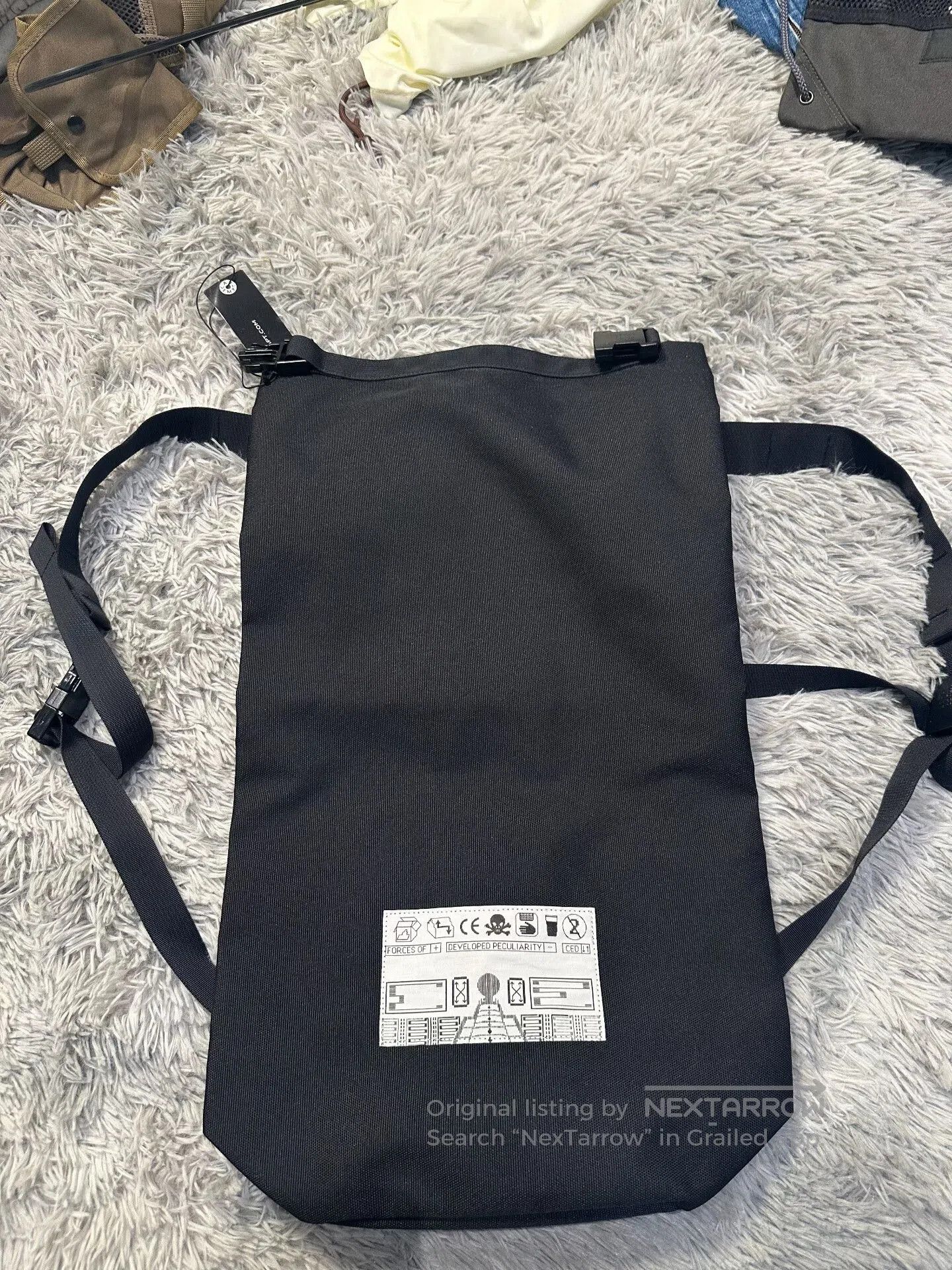 Cav Empt C.E/CAVEMPT Black Backpack Crossbody. Size ONE SIZE - 1 Thumbnail