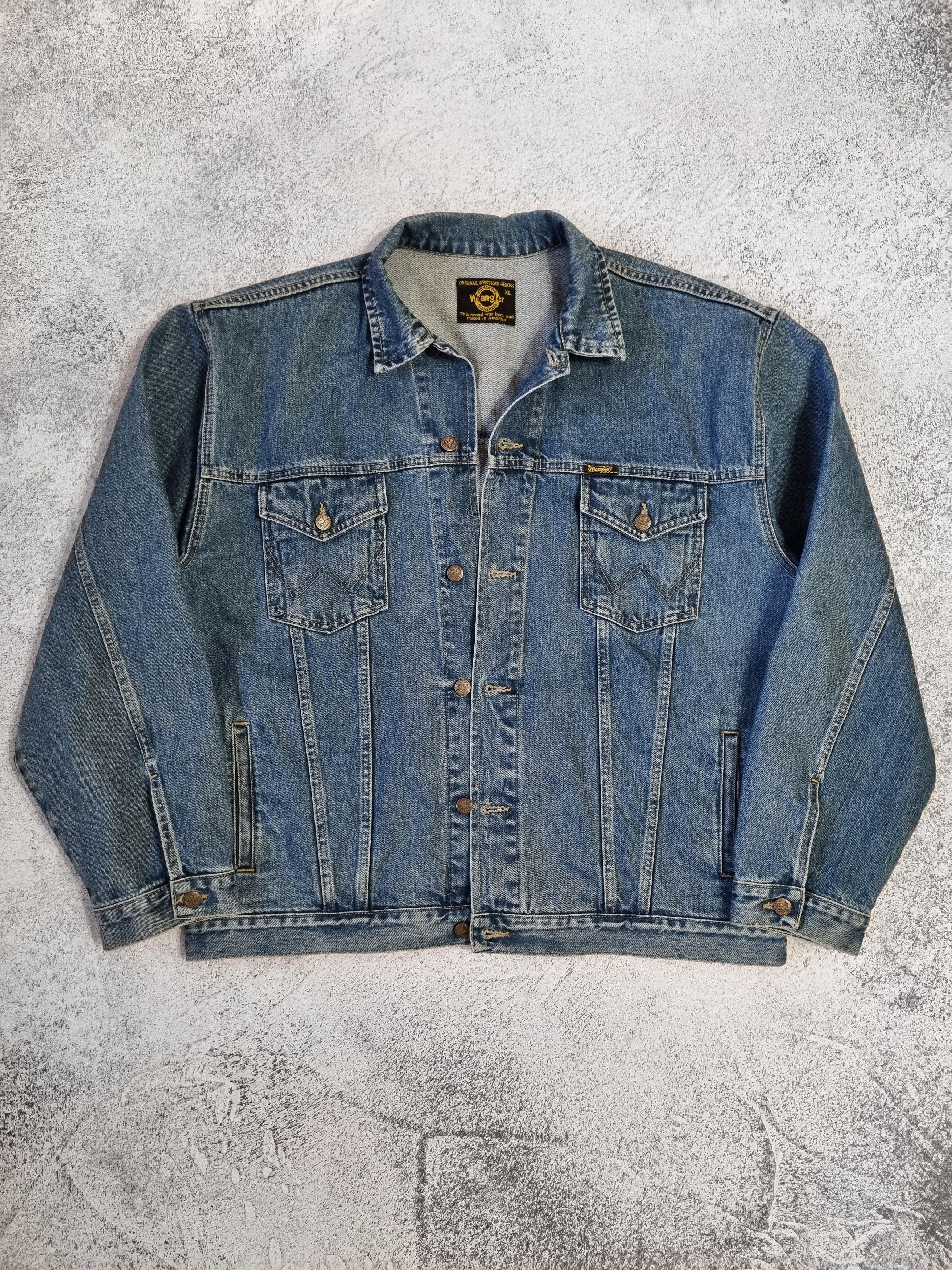 Wrangler Vintage 90's Wrangler Denim USA Jacket Size US XL / EU 56 / 4 - 1 Thumbnail