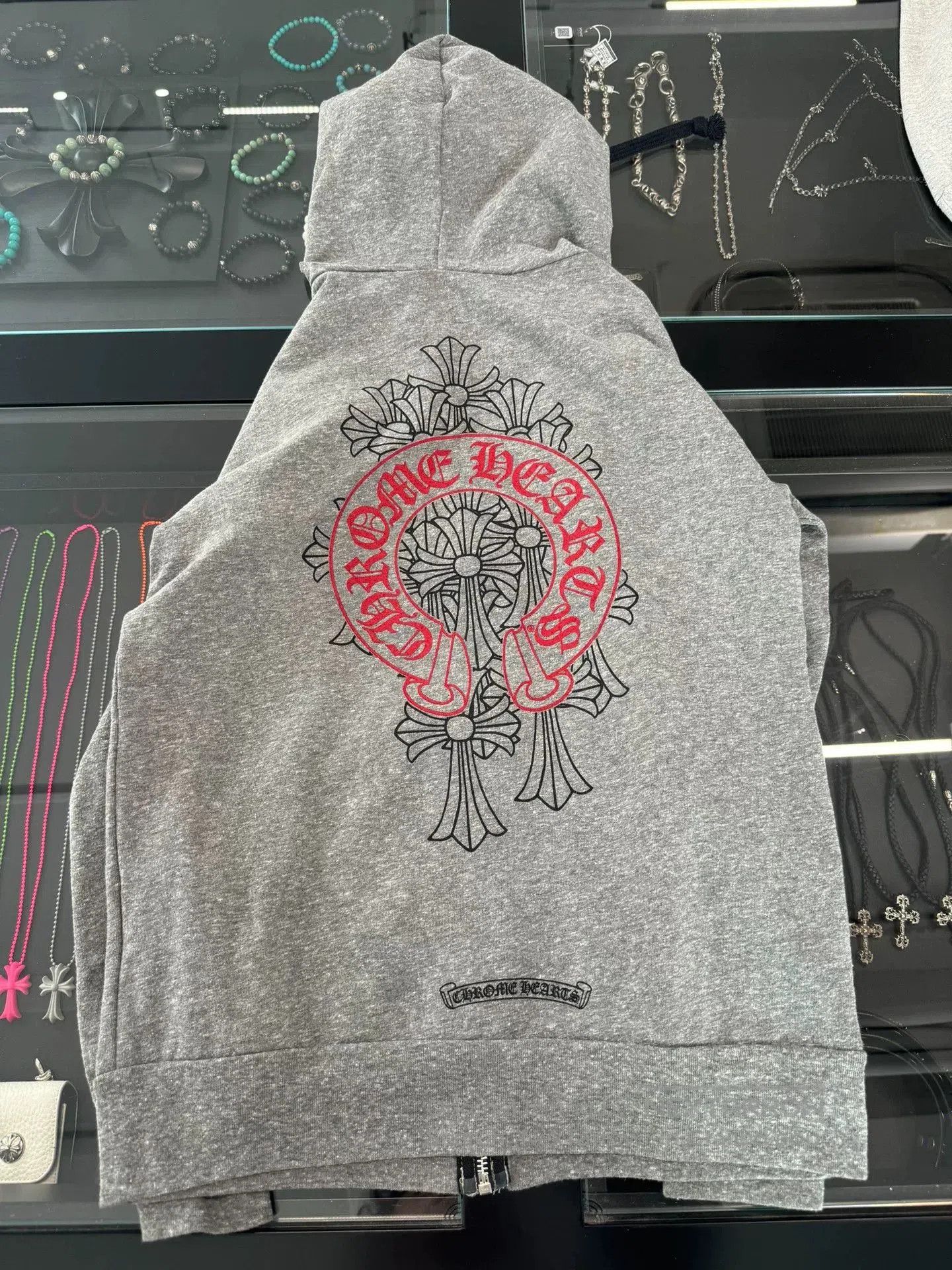 Chrome Hearts Chrome Hearts Gray Cross Zip Hoodie. Size US M / EU 48-50 / 2 - 1 Thumbnail