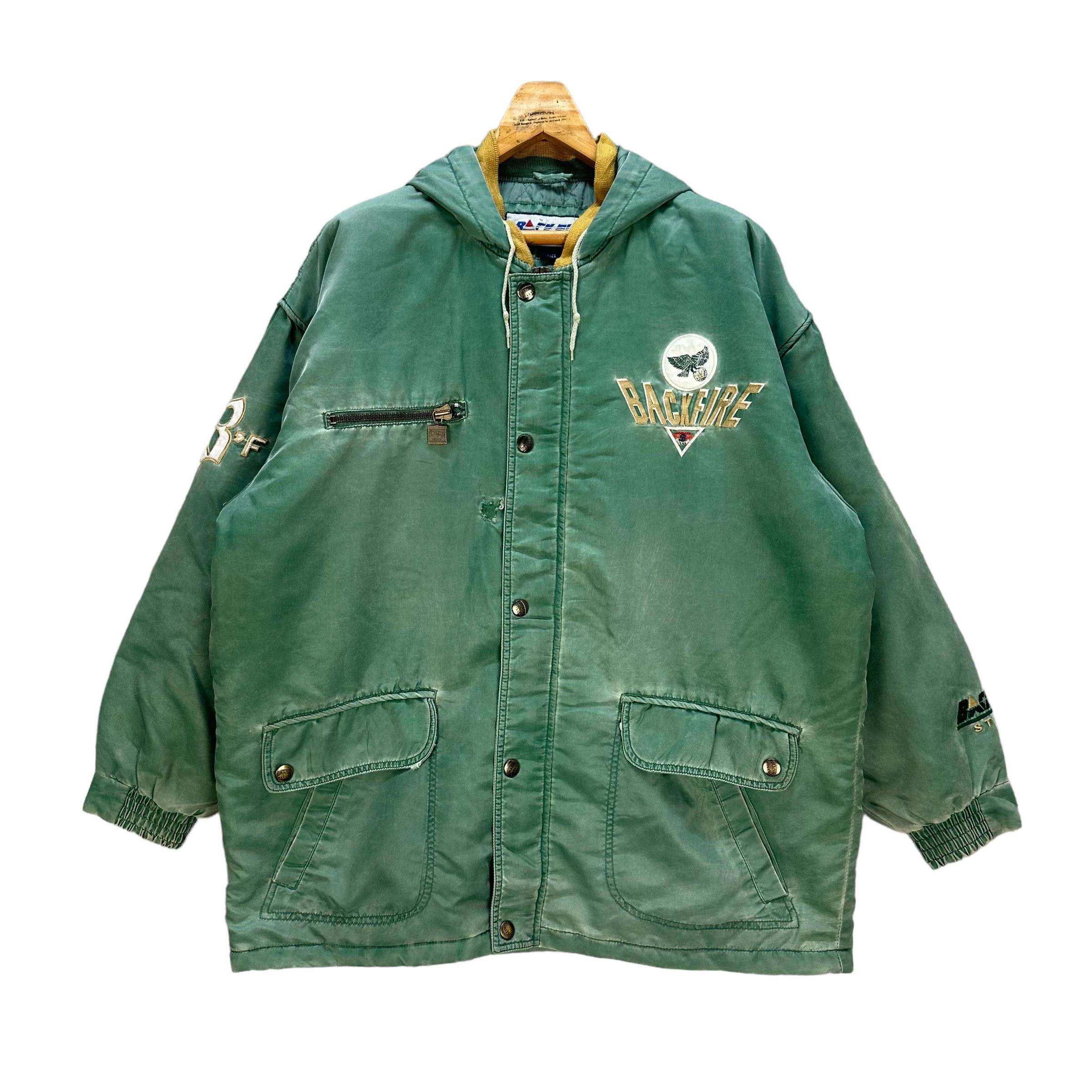 Vintage BACK FIRE STRIKE TEAM LINE BLUE BOWL PARKA #8116-202 Size US L / EU 52-54 / 3 - 3 Thumbnail