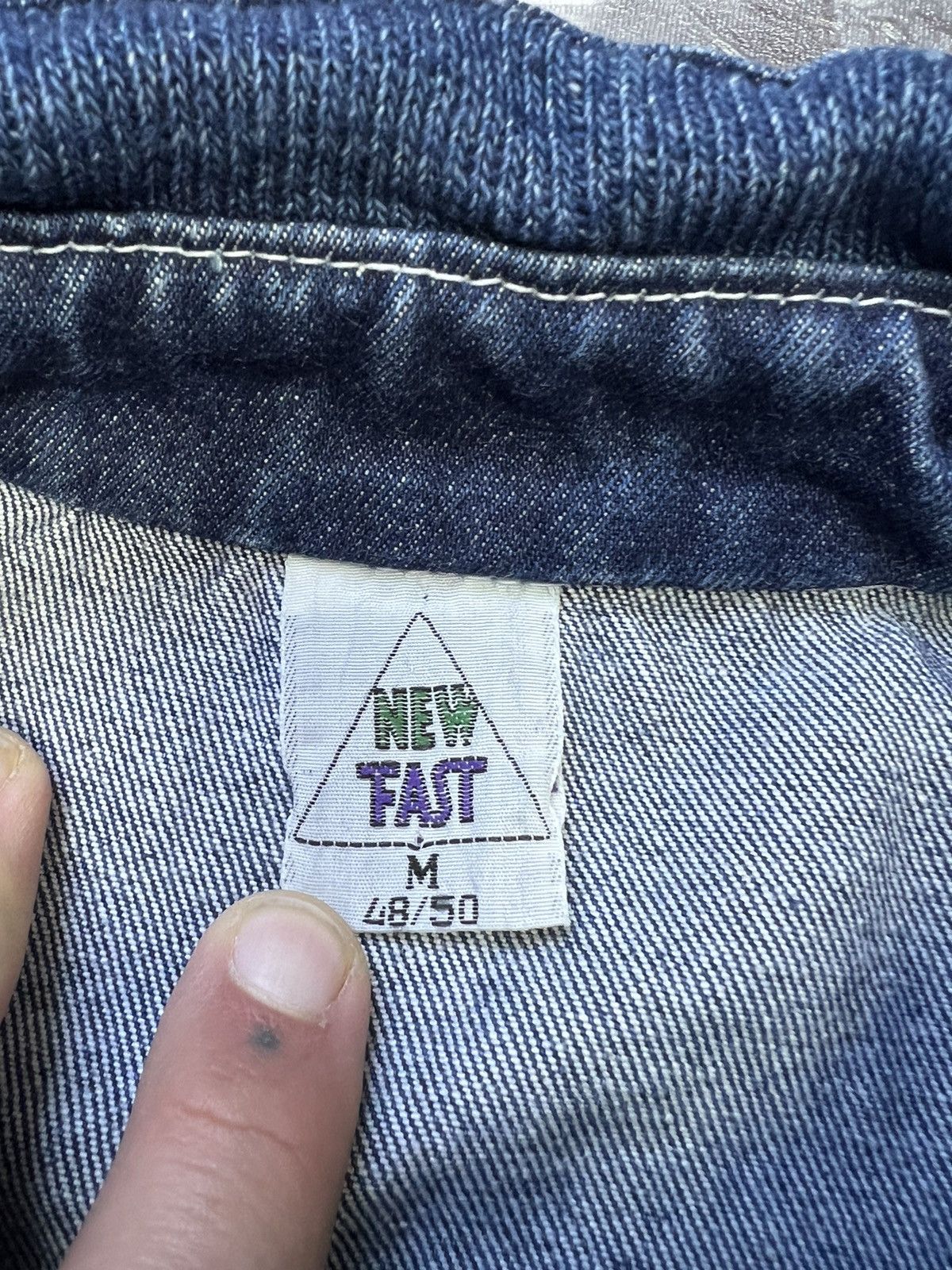 Japanese Brand × Vintage Y2K DENIM BOX FIT VINTAGE ANORAK JACKET RAP Size US M / EU 48-50 / 2 - 8 Thumbnail