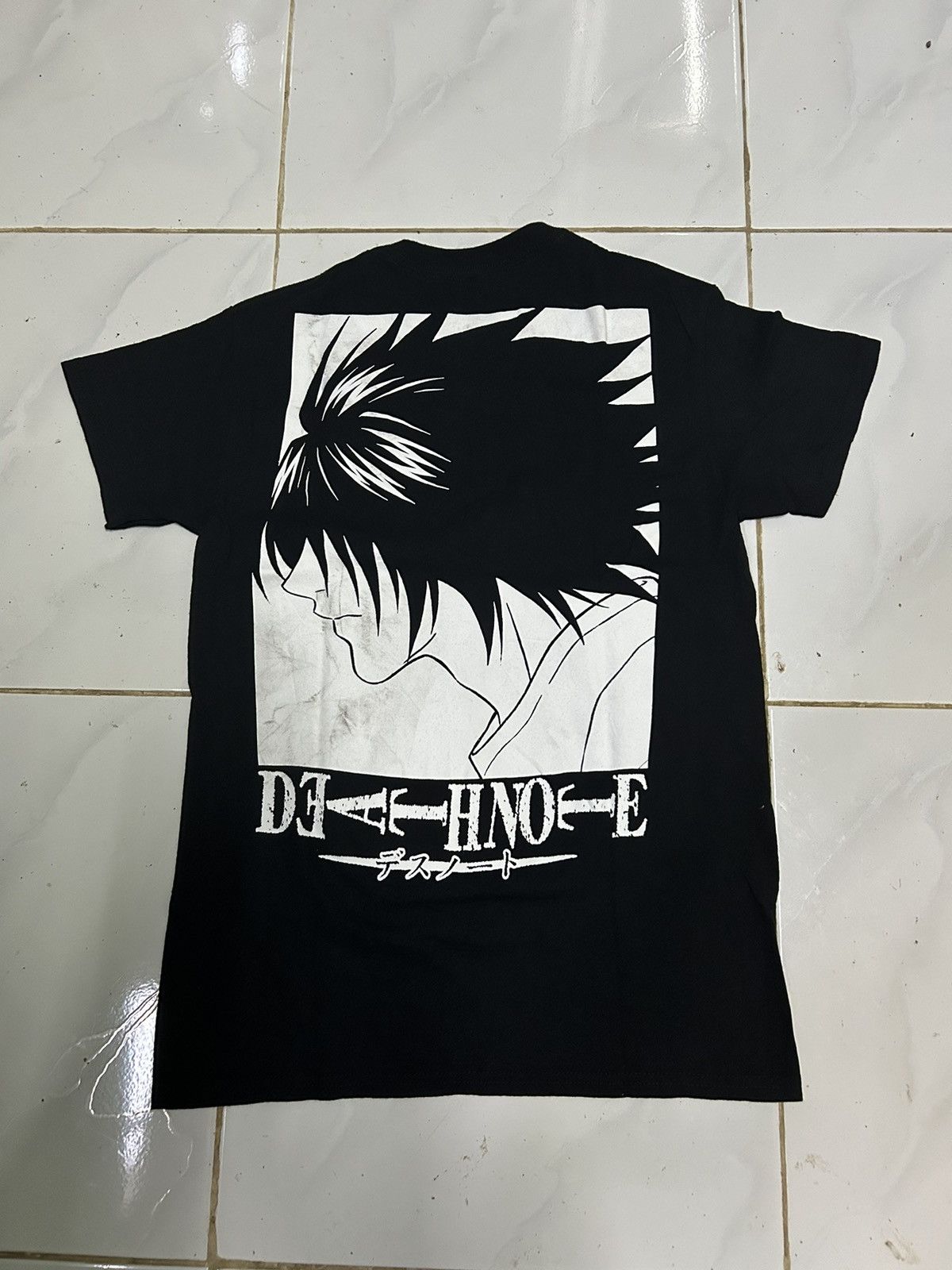 Anime × Japanese Brand × Vintage Death Note Rare Big Logo Shirt ☠️☠️ Size US S / EU 44-46 / 1 - 3 Thumbnail