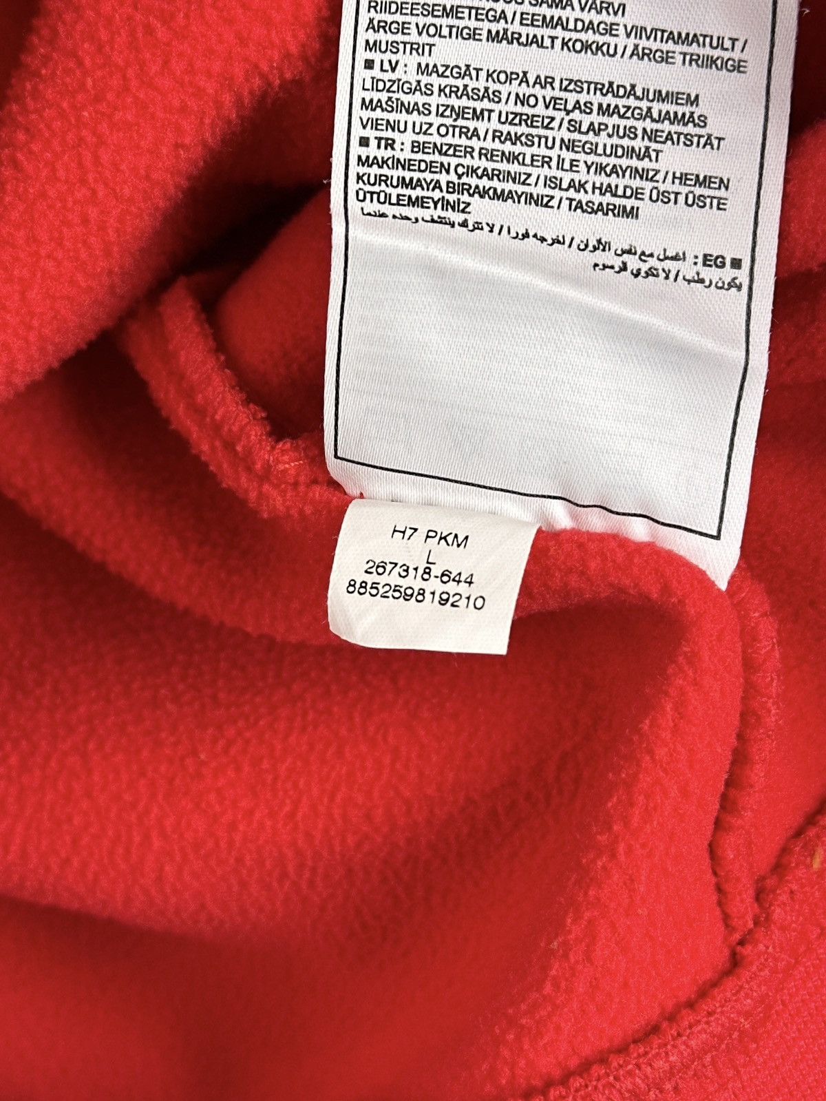 Nike Vintage Y2K Nike Tiempo Switzerland Hoodie Red Size US L / EU 52-54 / 3 - 13 Thumbnail