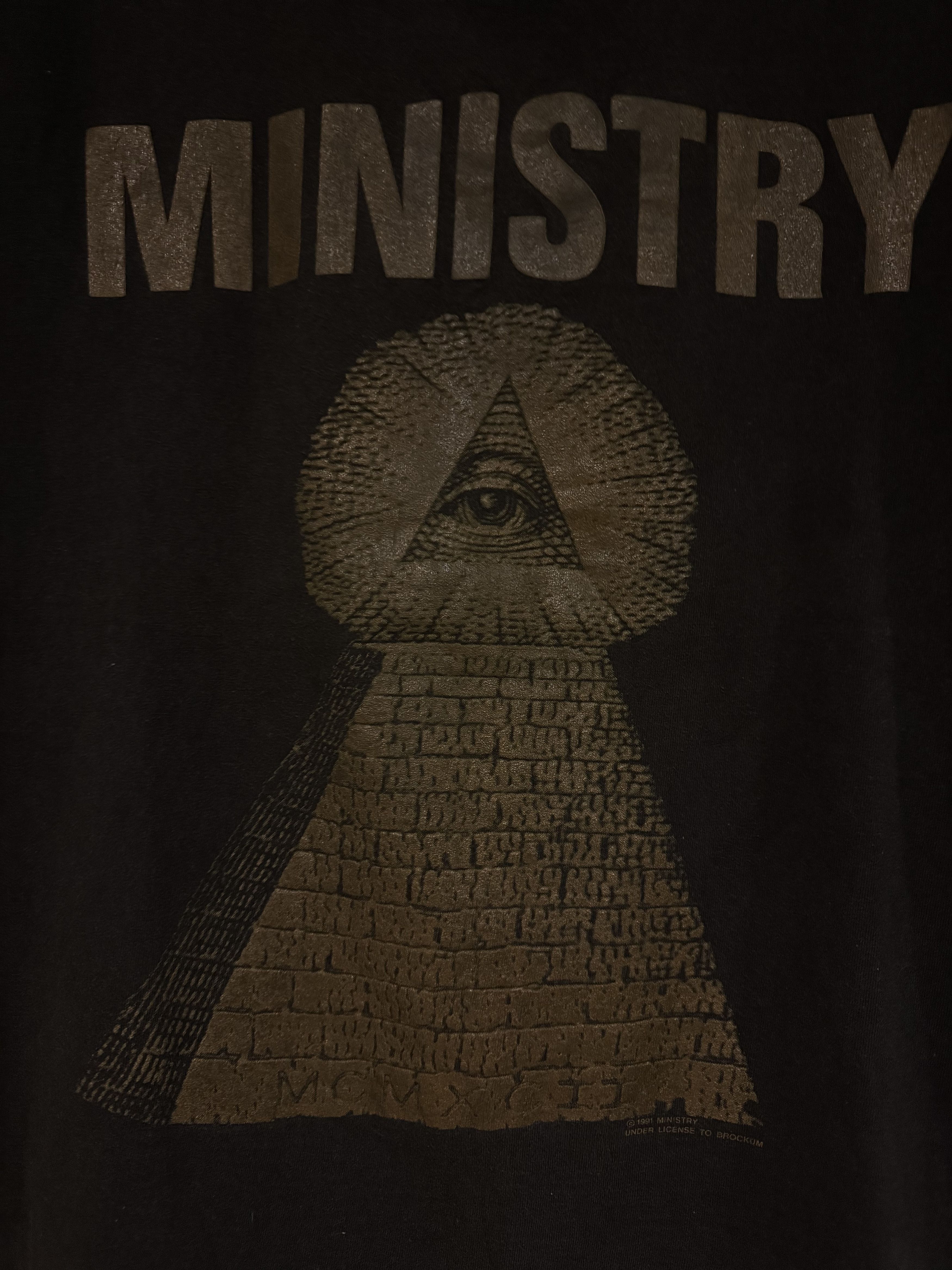Band Tees Ministry 1991’ Size US L / EU 52-54 / 3 - 2 Thumbnail