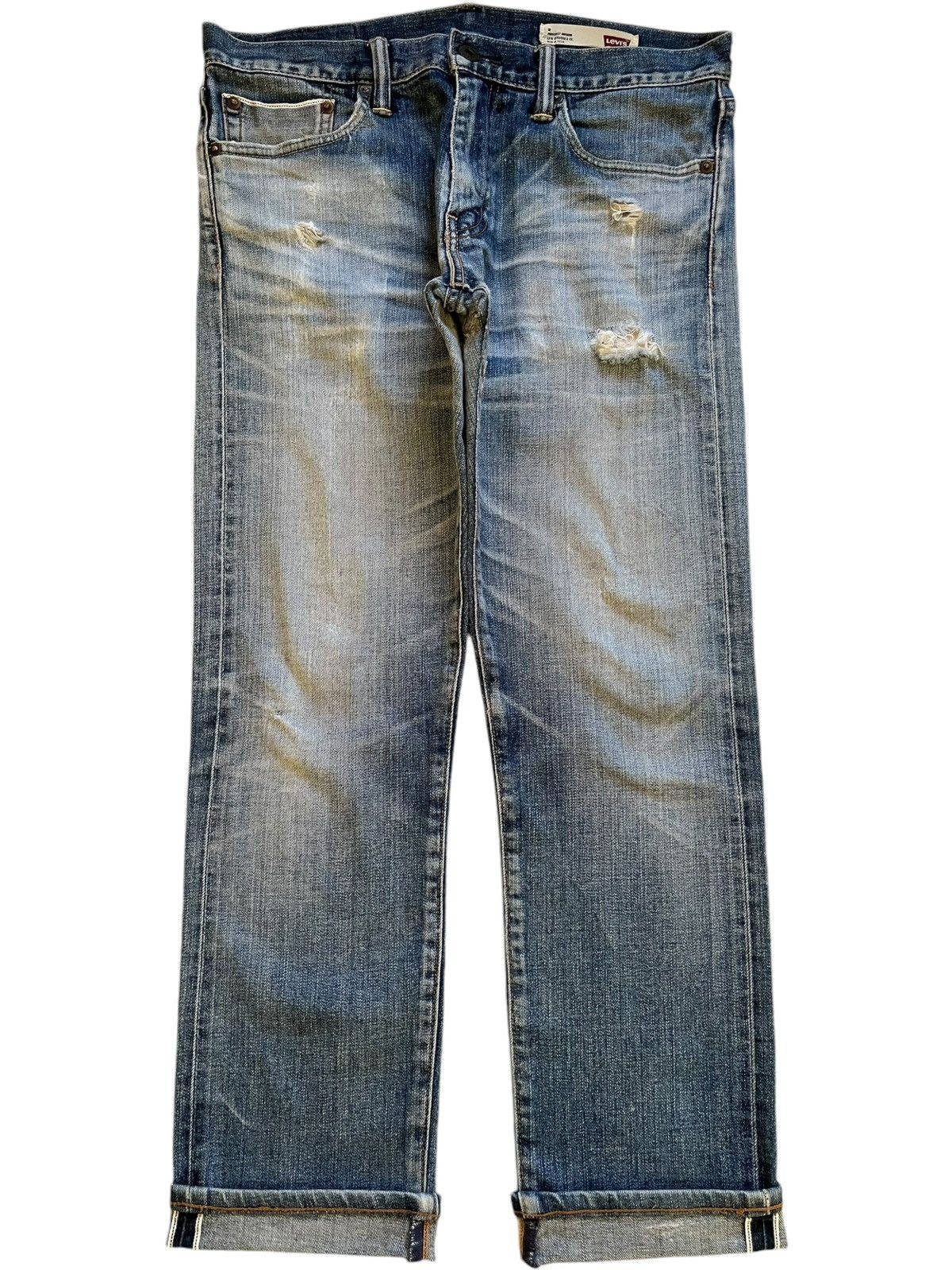 Vintage Levis 511 Faded Wash Selvedge Jeans