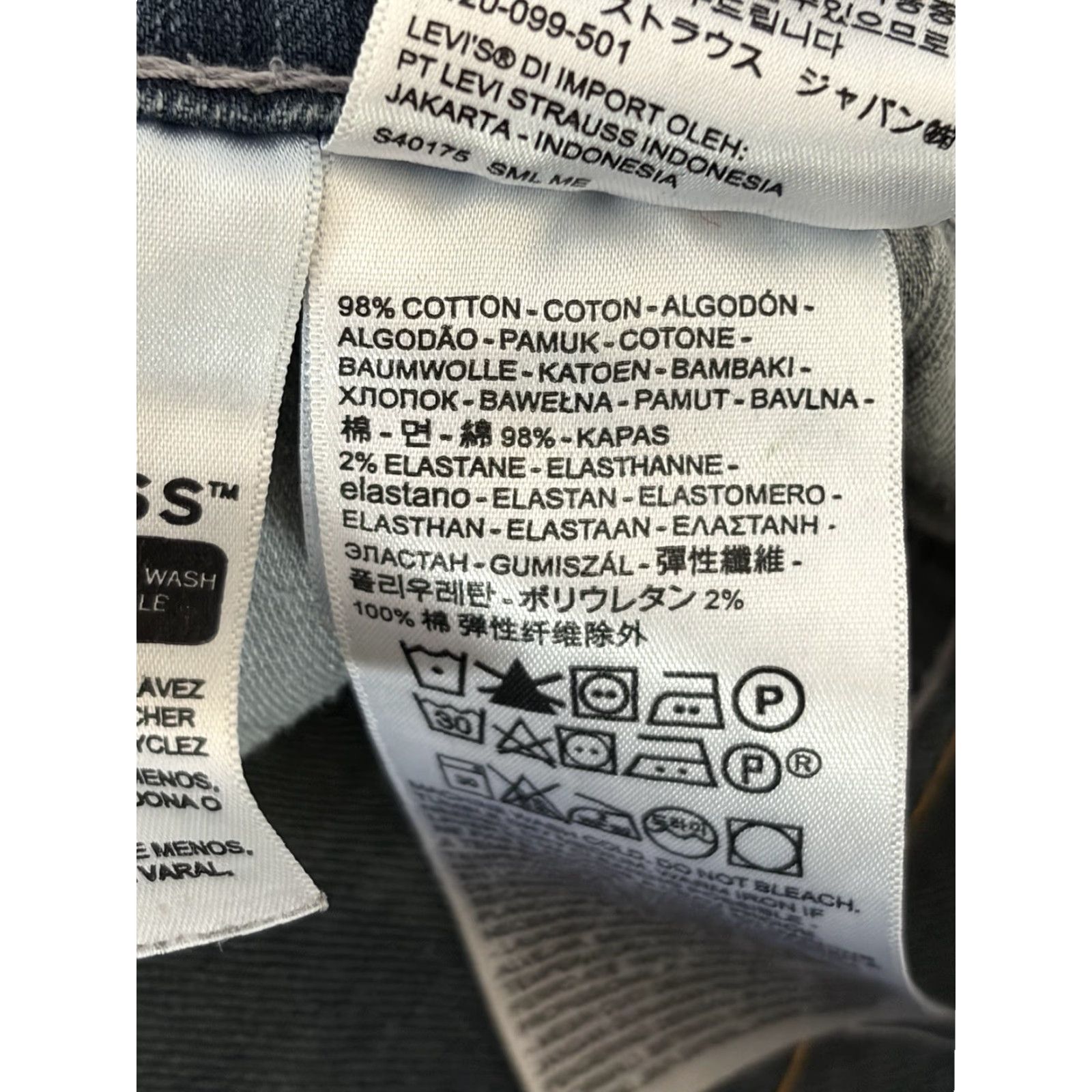 Levi's Levi's Jeans Men 559 Relaxed Straight 36x34 Blue Denim 5-Pocket Zip Belt Loops Mid Rise Regular Size Mens Size US 36 / EU 52 - 4 Thumbnail