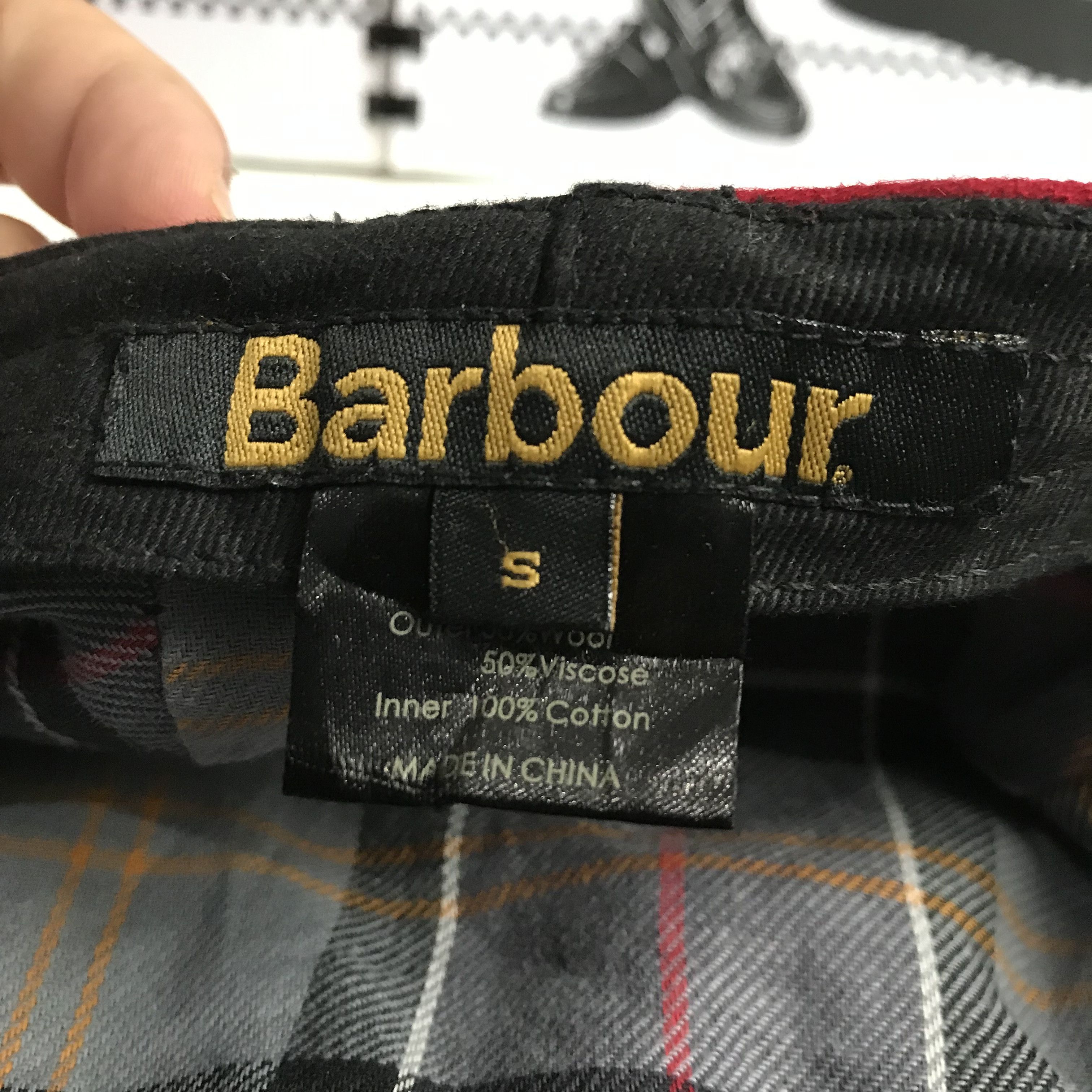 Barbour Vintage Barbour bothal bakerboy in Red Patrol Cap Size S Size ONE SIZE - 9 Thumbnail