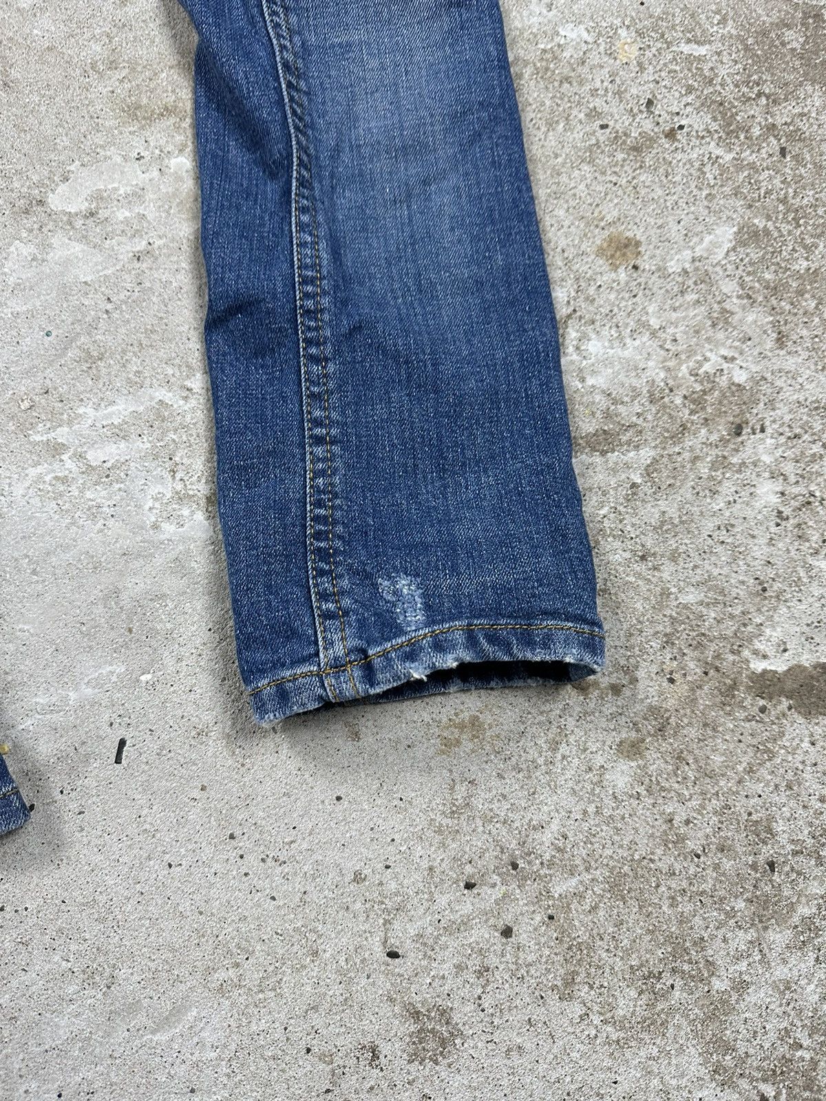 Designer × Japanese Brand By Marlene Birger Denim Biker Moto Jeans Pants Size US 29 - 13 Thumbnail