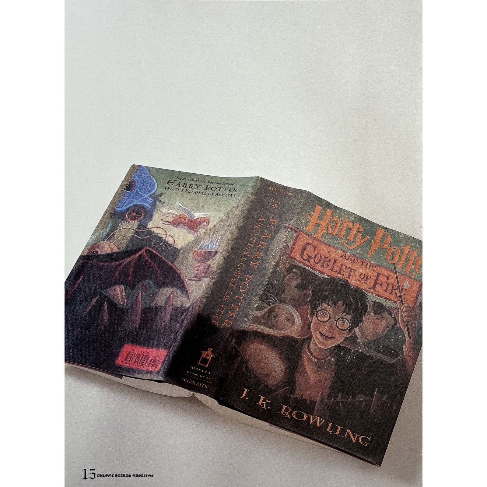 Chrome Hearts × Japanese Brand × Vintage Chrome Hearts harry potter covers photo Framed poster 9x11 Size ONE SIZE - 2 Thumbnail