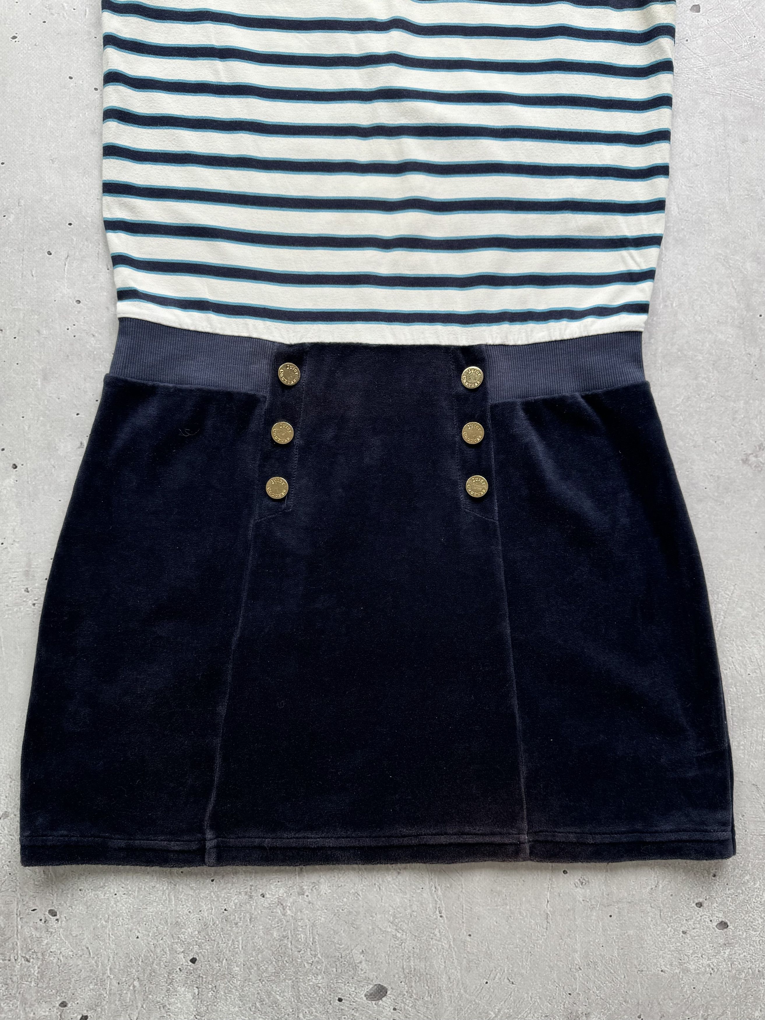 Juicy Couture Juicy Couture Vintage Striped Mini Dress Size M / US 6-8 / IT 42-44 - 3 Thumbnail