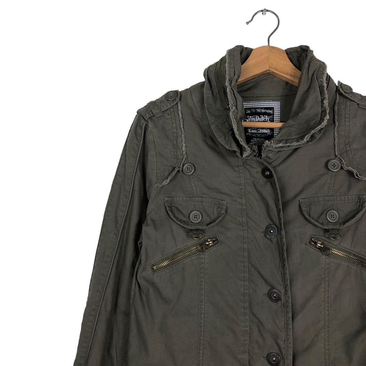 If Six Was Nine 🔥Parachute Biker Jacket Bondage Design Von Dutch Cargo Size US L / EU 52-54 / 3 - 7 Thumbnail