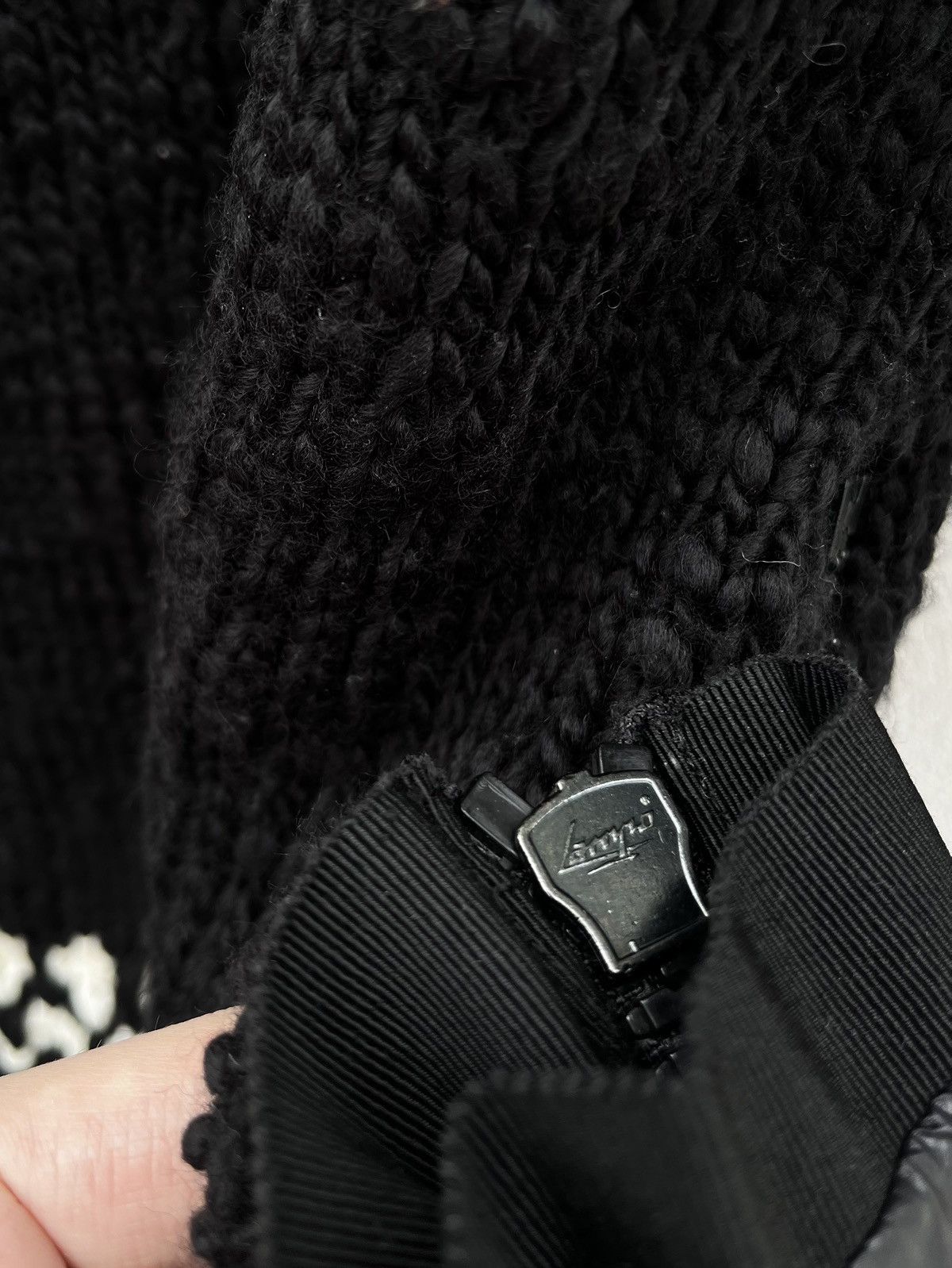 Moncler × Vintage sweater moncler maglione tricot girocollo knitted jumper Size L / US 10 / IT 46 - 7 Thumbnail