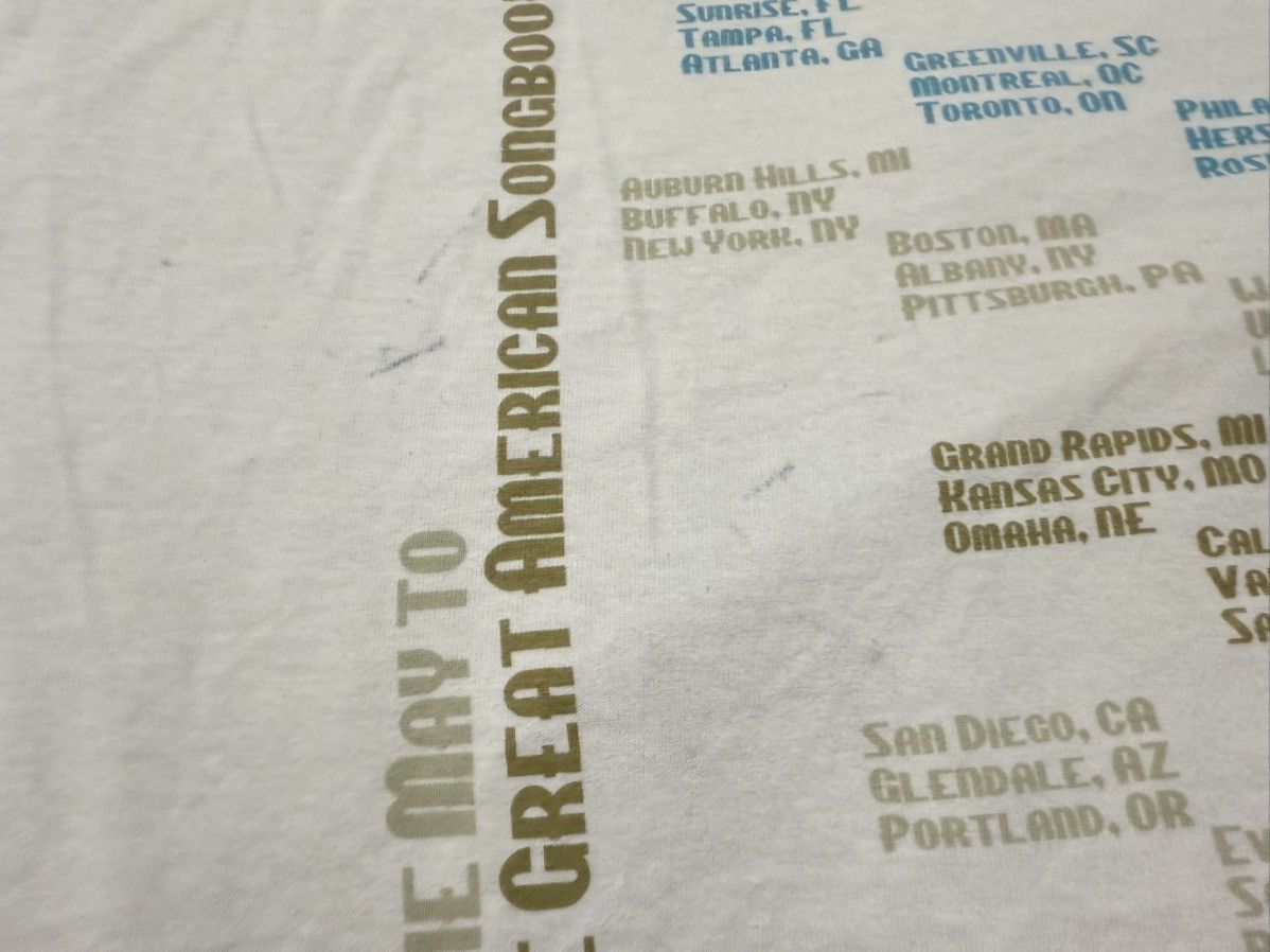 Band Tees × Vintage Vintage 2000s Rod Stewart 2004 Tour T Shirt Size US M / EU 48-50 / 2 - 5 Thumbnail