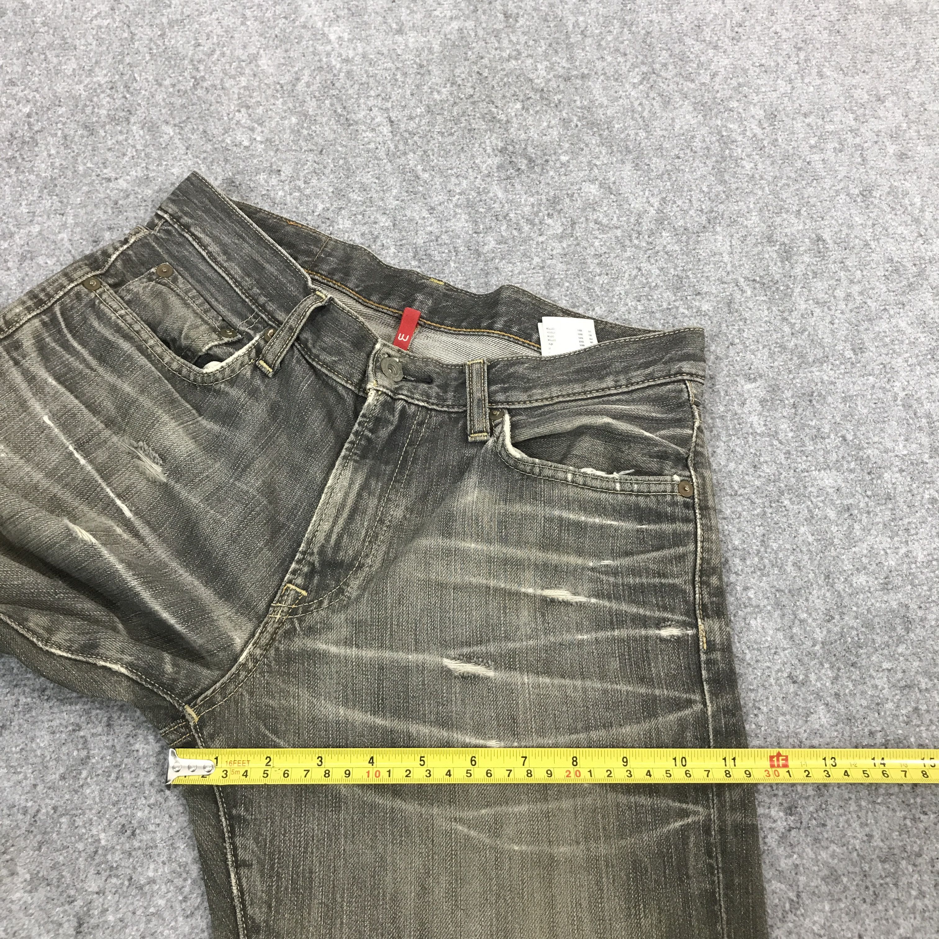 Japanese Brand RUSTY JAPAN UNIQLO DISTRESED DENIM PANTS Size US 29 - 11 Thumbnail