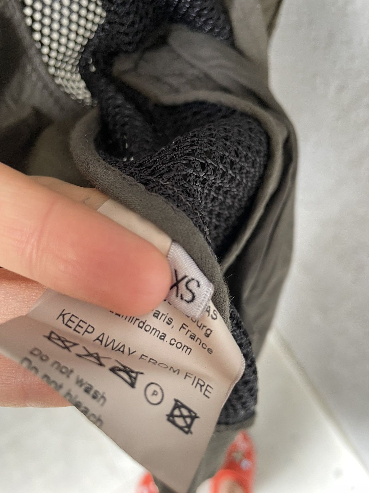 Silent By Damir Doma Silent by Damir Doma FW13 Fishnet Bomber Jacket Size US XS / EU 42 / 0 - 12 Thumbnail