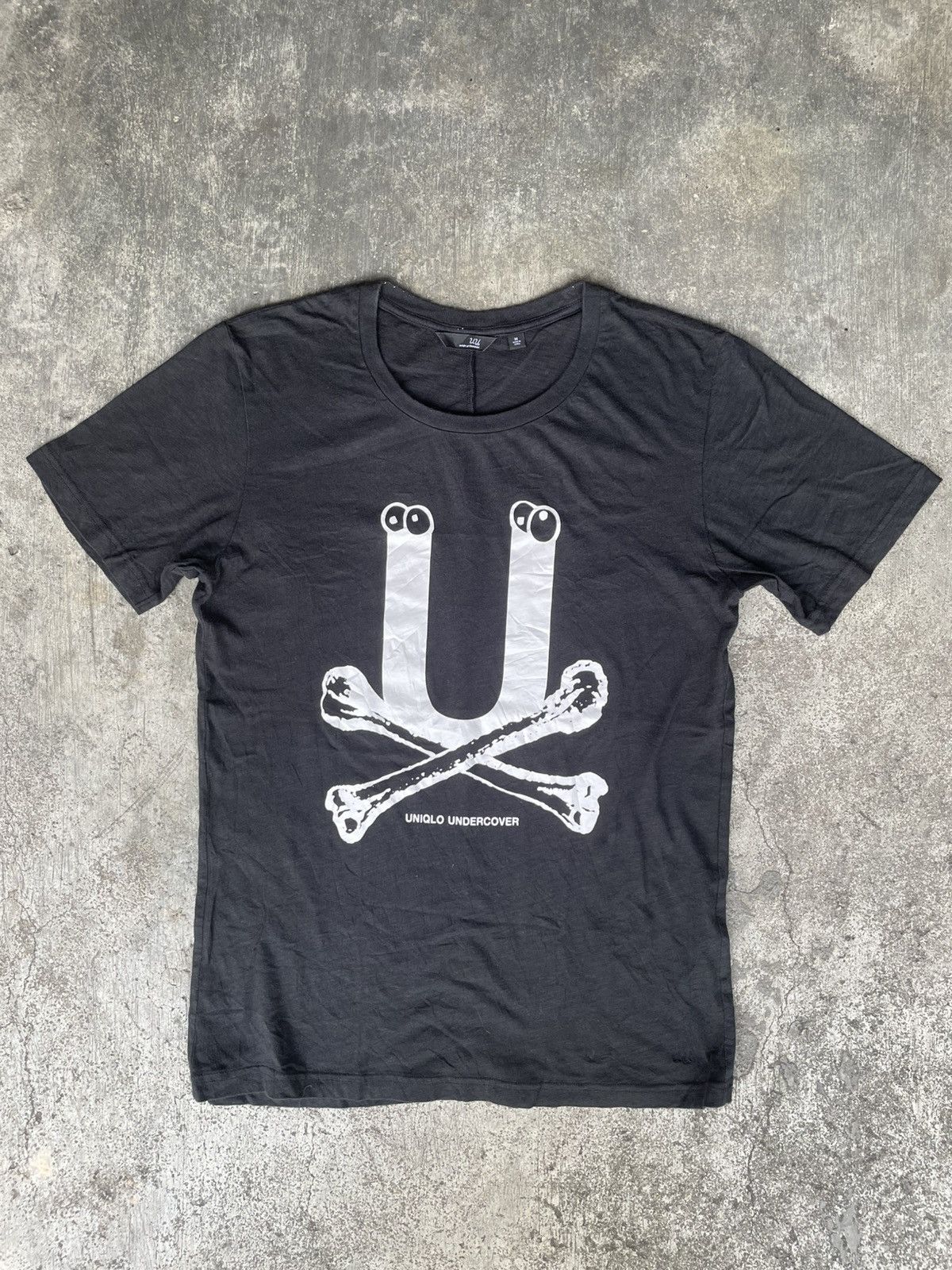 Undercover × Uniqlo Uniqlo × Undercover “UU Bones” Tee – Black Size US XXS / EU 40 - 1 Thumbnail