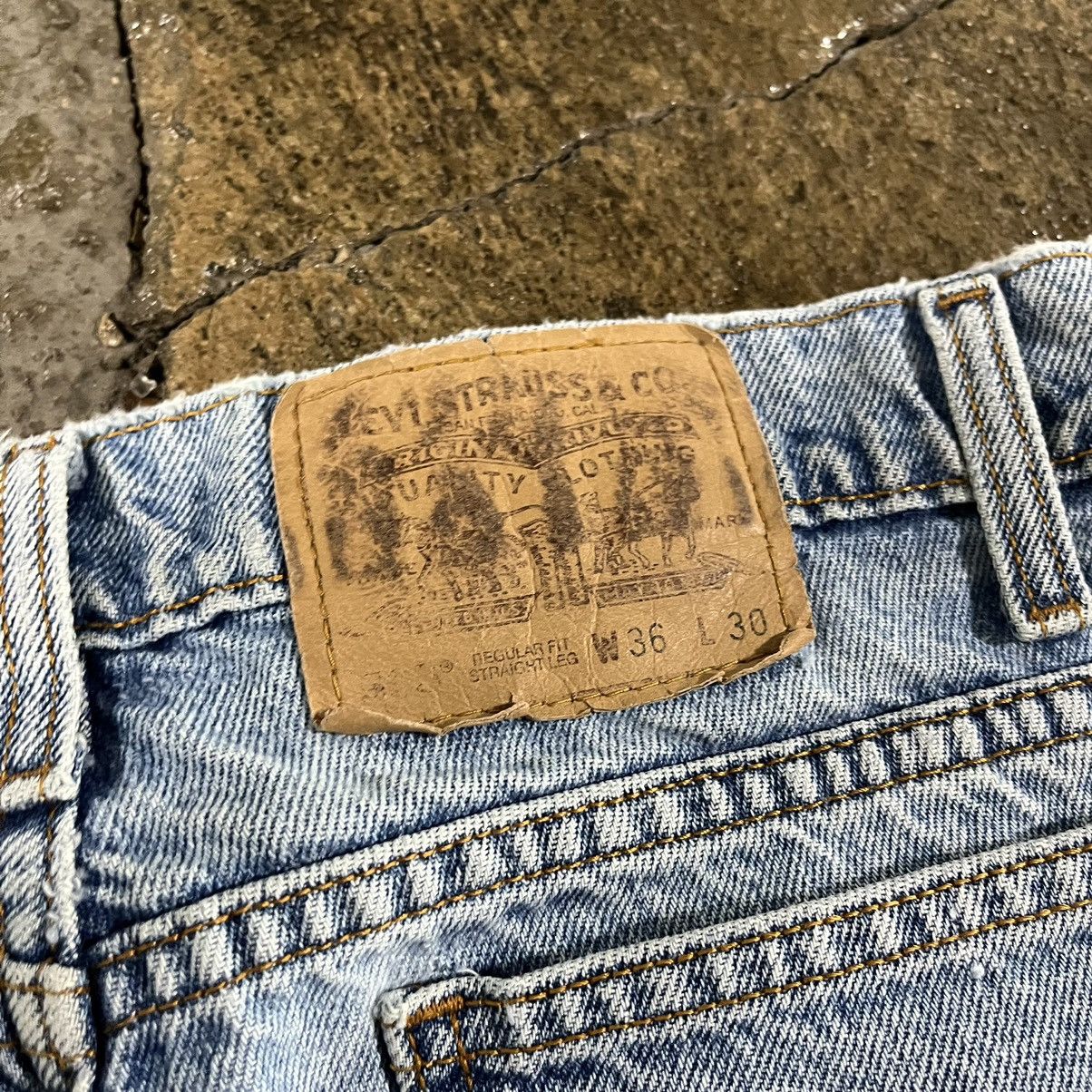 Levi's × Vintage Crazy Vintage 90s Levi's 505 Orange Tab Faded Skater Jeans Size US 36 / EU 52 - 6 Thumbnail