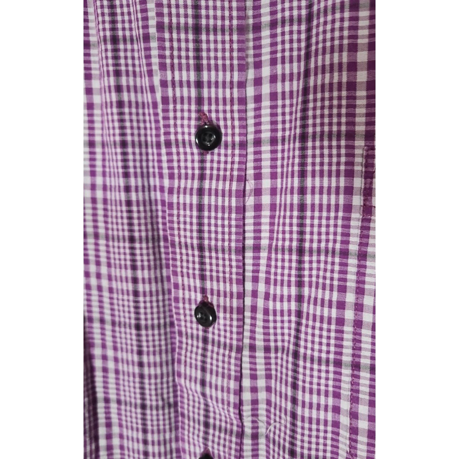 Vintage VINTAGE Panhandle Mens Purple Plaid Button Up XL Long Sleeve Cotton Cowboy Western Size US XL / EU 56 / 4 - 7 Thumbnail