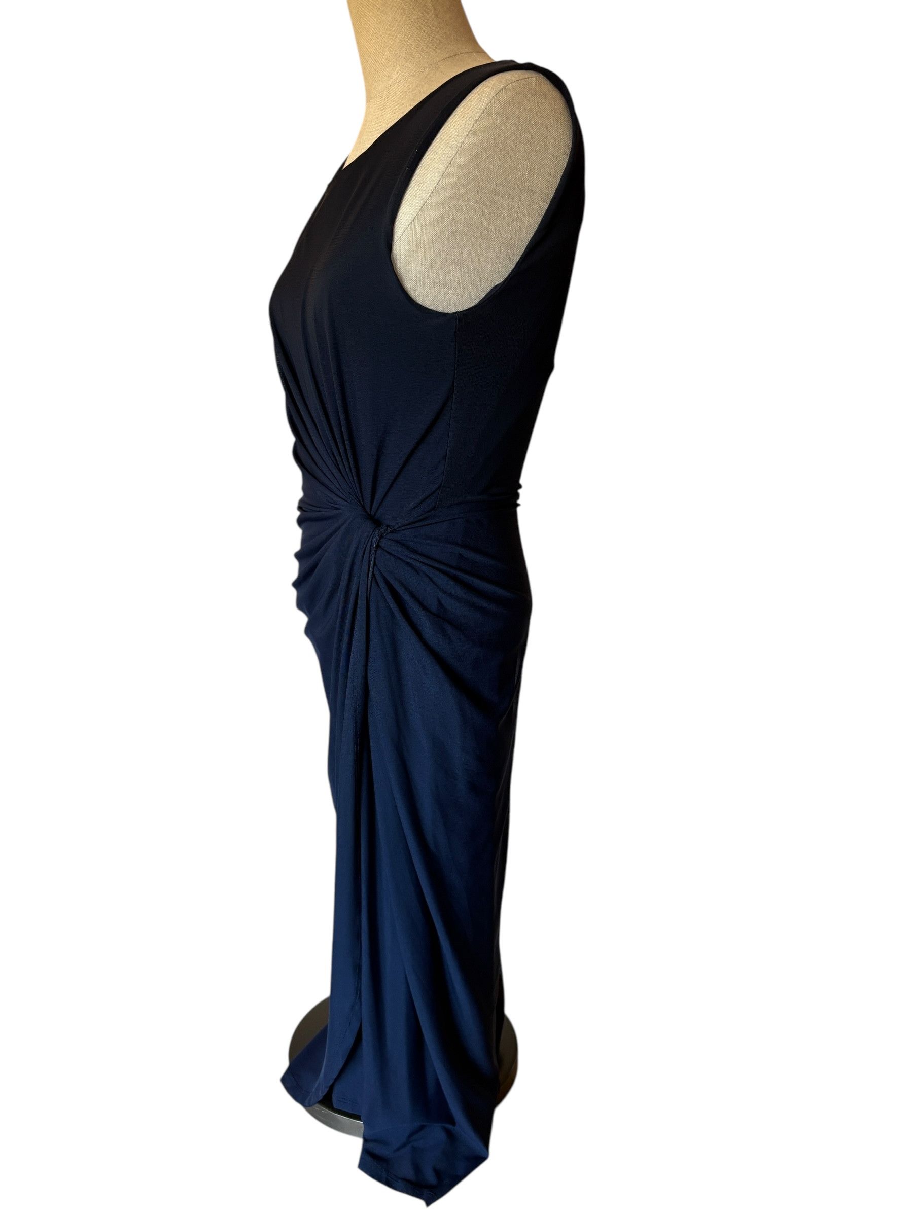 Elie Tahari Tahari Navy Blue Dress Size S / US 4 / IT 40 - 4 Thumbnail
