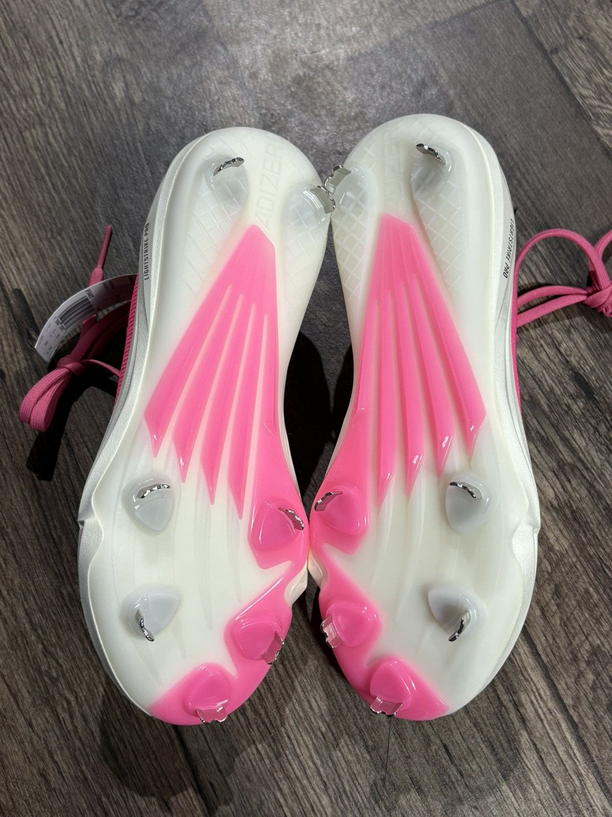 Adidas Adidas Adizero Electric+ B Lucid Pink Men Size 6.5 IF8485 Size US 6.5 / EU 39-40 - 5 Thumbnail