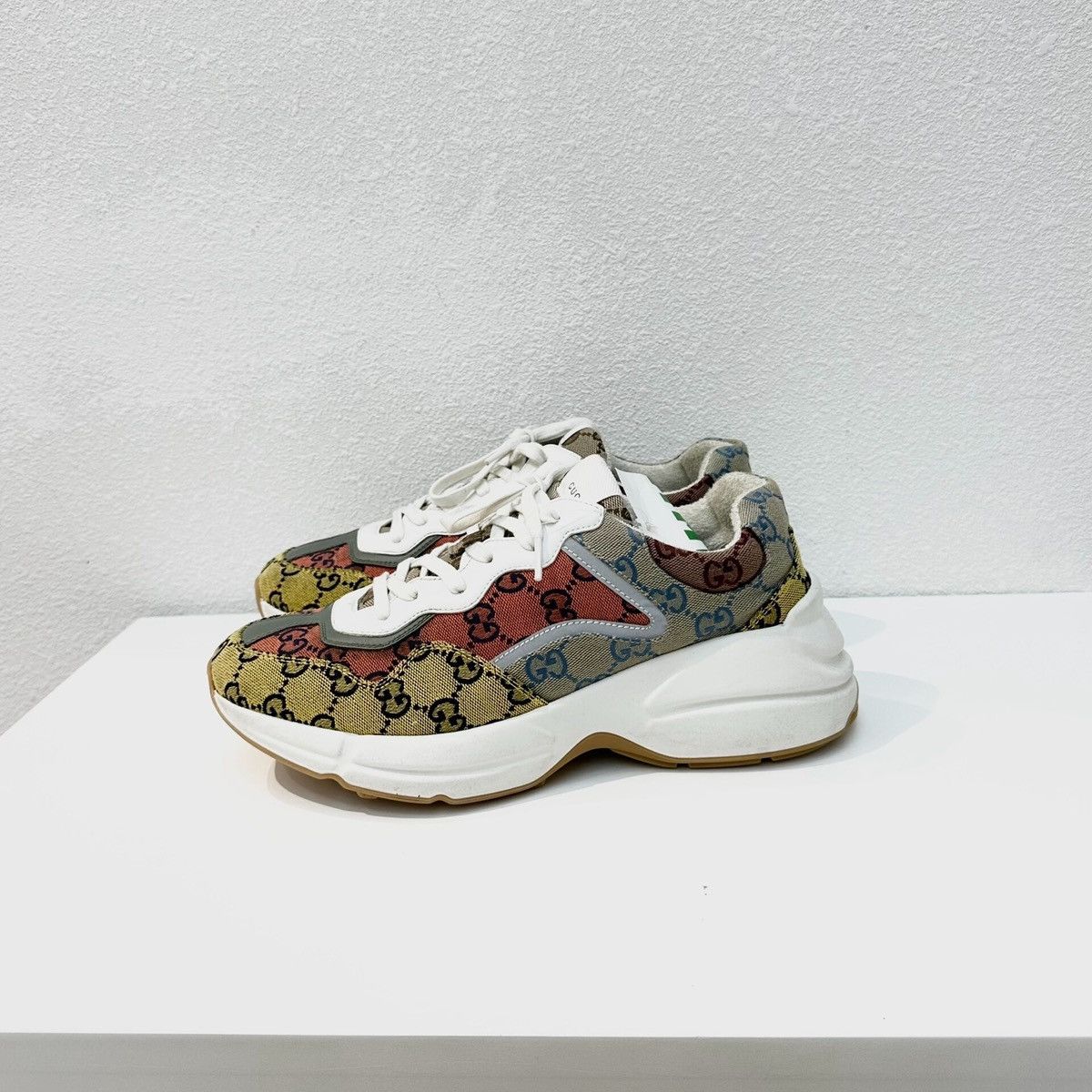 Gucci Gucci Rhyton 'GG Monogram - Multi-Color' sneakers in canvas Size US 8.5 / EU 41-42 - 2 Thumbnail
