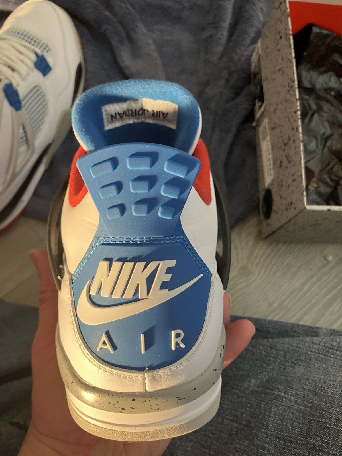 Jordan Brand NIKE AIR JORDAN 4 IV WHAT THE CI1184146 MENS 10.5 Size US 10.5 / EU 43-44 - 13 Thumbnail