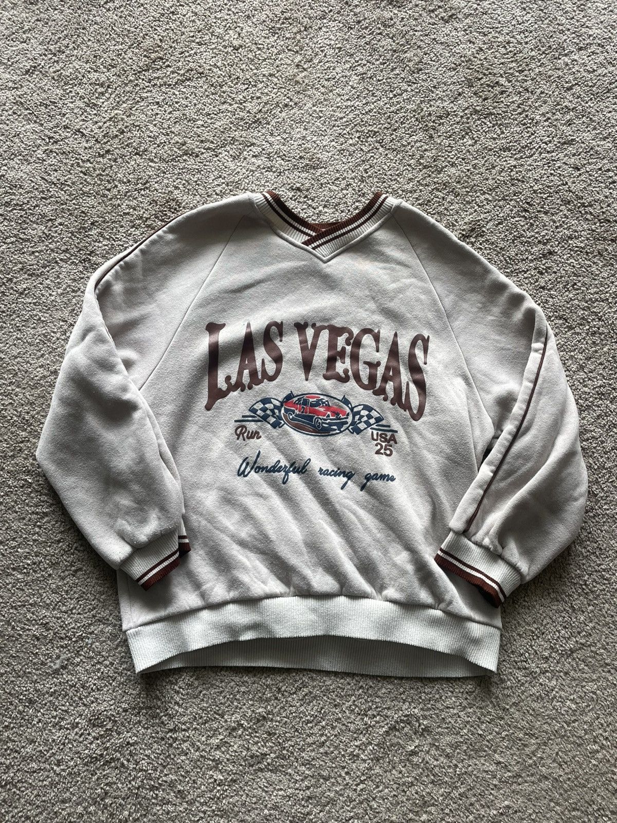 Other Las Vegas Graphic Crewneck Sweatshirt Beige Size XS / US 0-2 / IT 36-38 - 1 Thumbnail