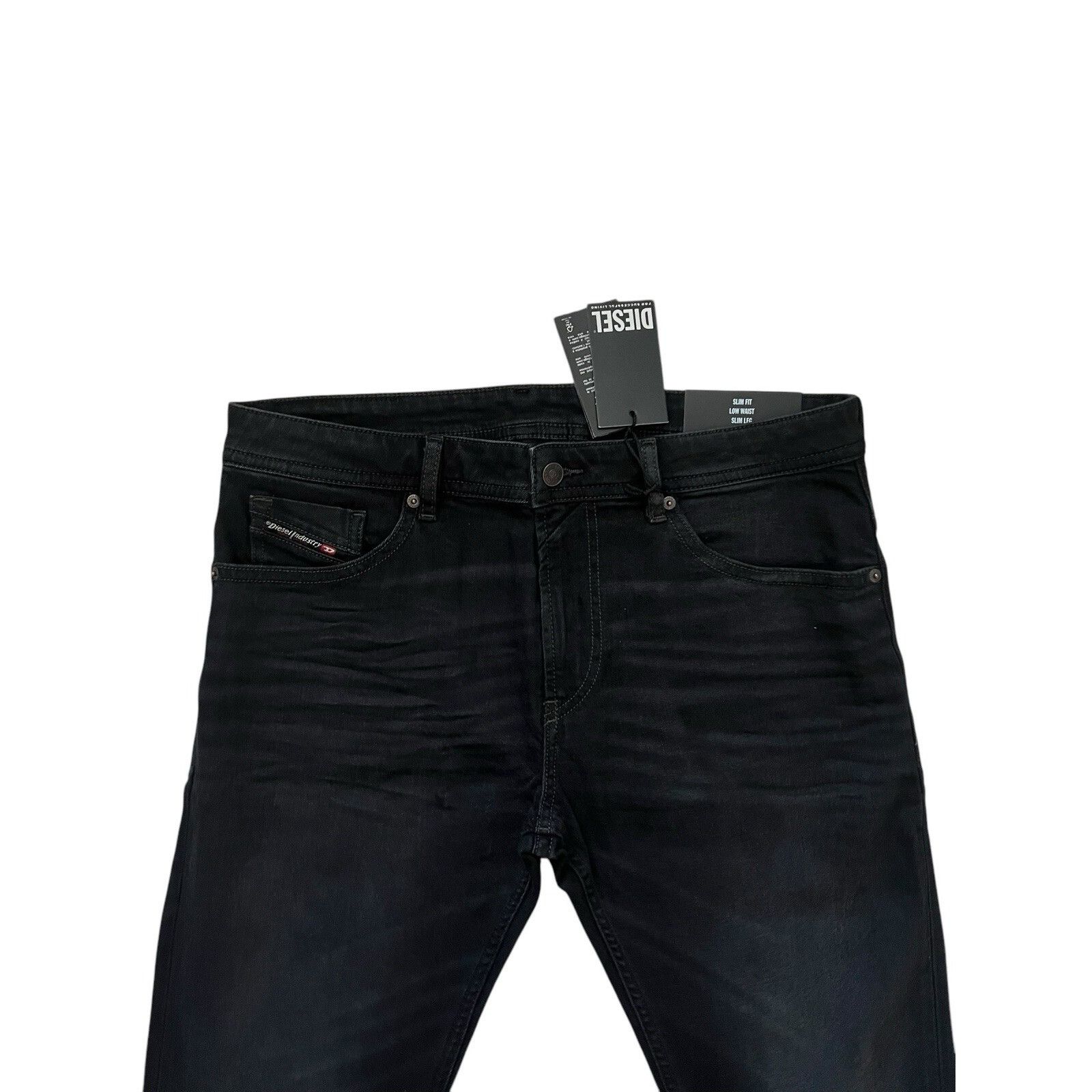 Diesel Diesel Mens Thommer Slim Fit Jeans RM064 Black Size 36/32 Size US 36 / EU 52 - 2 Thumbnail