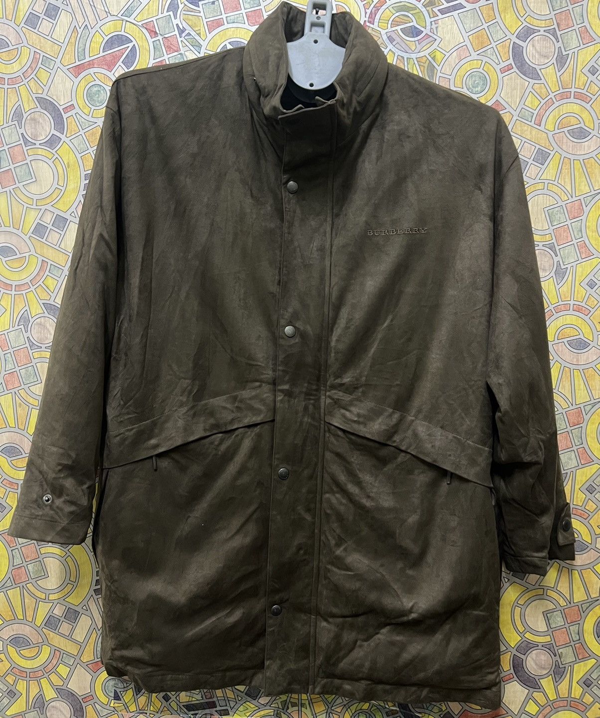 Burberry × Leather JACKET BURBERRY x ICONIC JACKET LEATHER. (GJ7) Size US XL / EU 56 / 4 - 10 Thumbnail