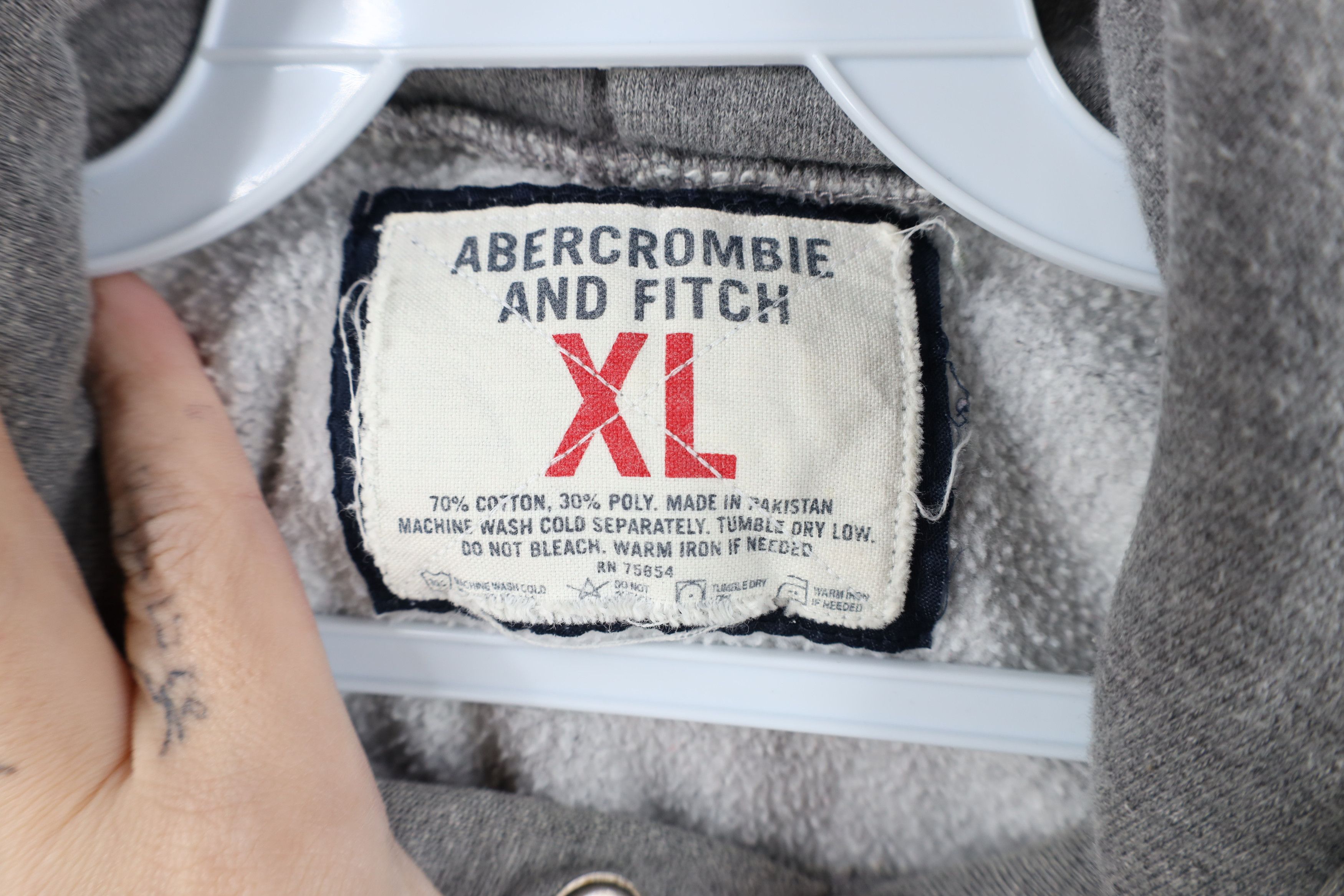 Abercrombie & Fitch Vintage 90s Y2K Abercrombie & Fitch Hoodie Sweatshirt Size US XL / EU 56 / 4 - 11 Thumbnail