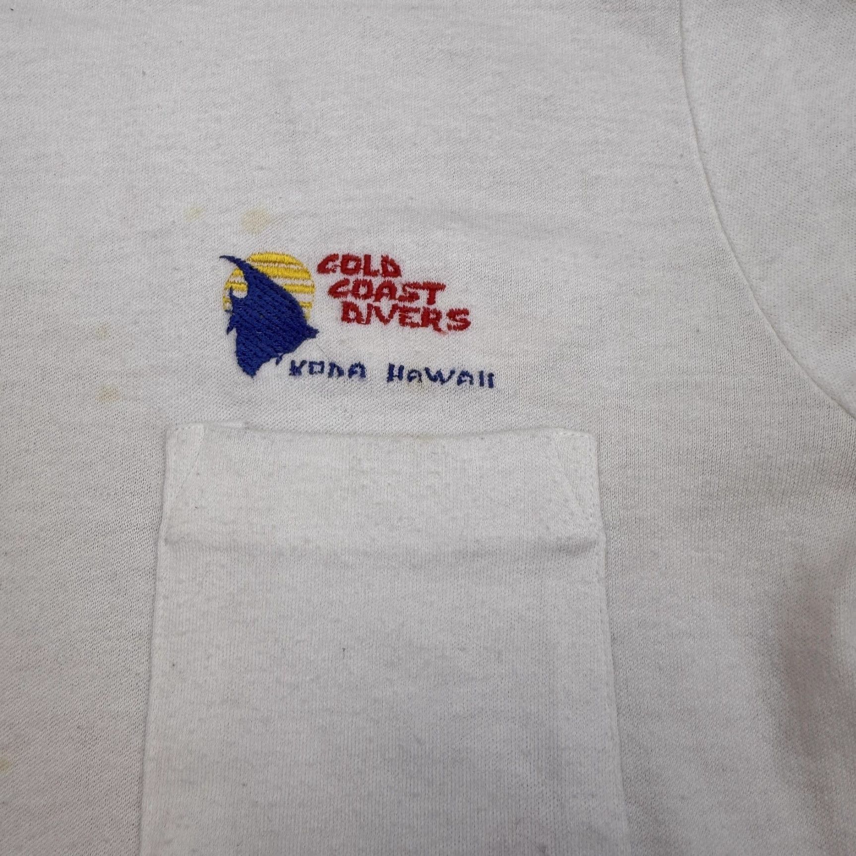 Vintage VINTAGE Royal Pacific Polo Shirt Mens Small White 80s Kona Hawaii Gold Coast Divers Shirt Polo Mens Small White 80s Size US S / EU 44-46 / 1 - 3 Thumbnail