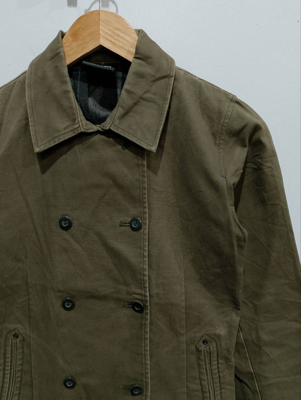 Aigle AIGLE Army Green Double Breasted Coats Jacket Size S / US 4 / IT 40 - 4 Thumbnail