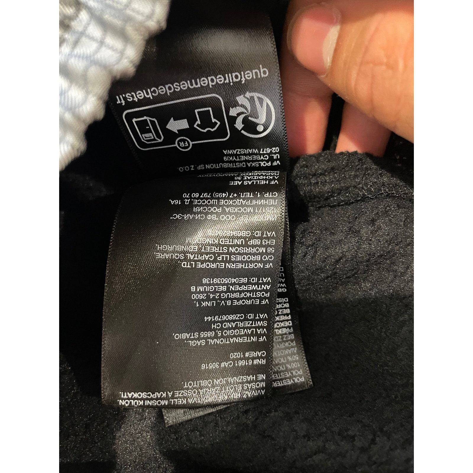 The North Face The North Face Fleece Black Grey Sweatpants Size US 28 / EU 44 - 5 Thumbnail