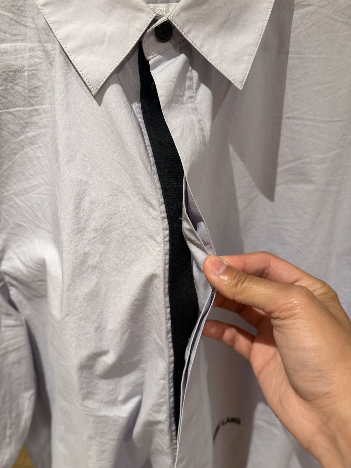 Helmut Lang Lavender Helmut Lang Shirt ss24 under Peter Do Size US XL / EU 56 / 4 - 6 Thumbnail