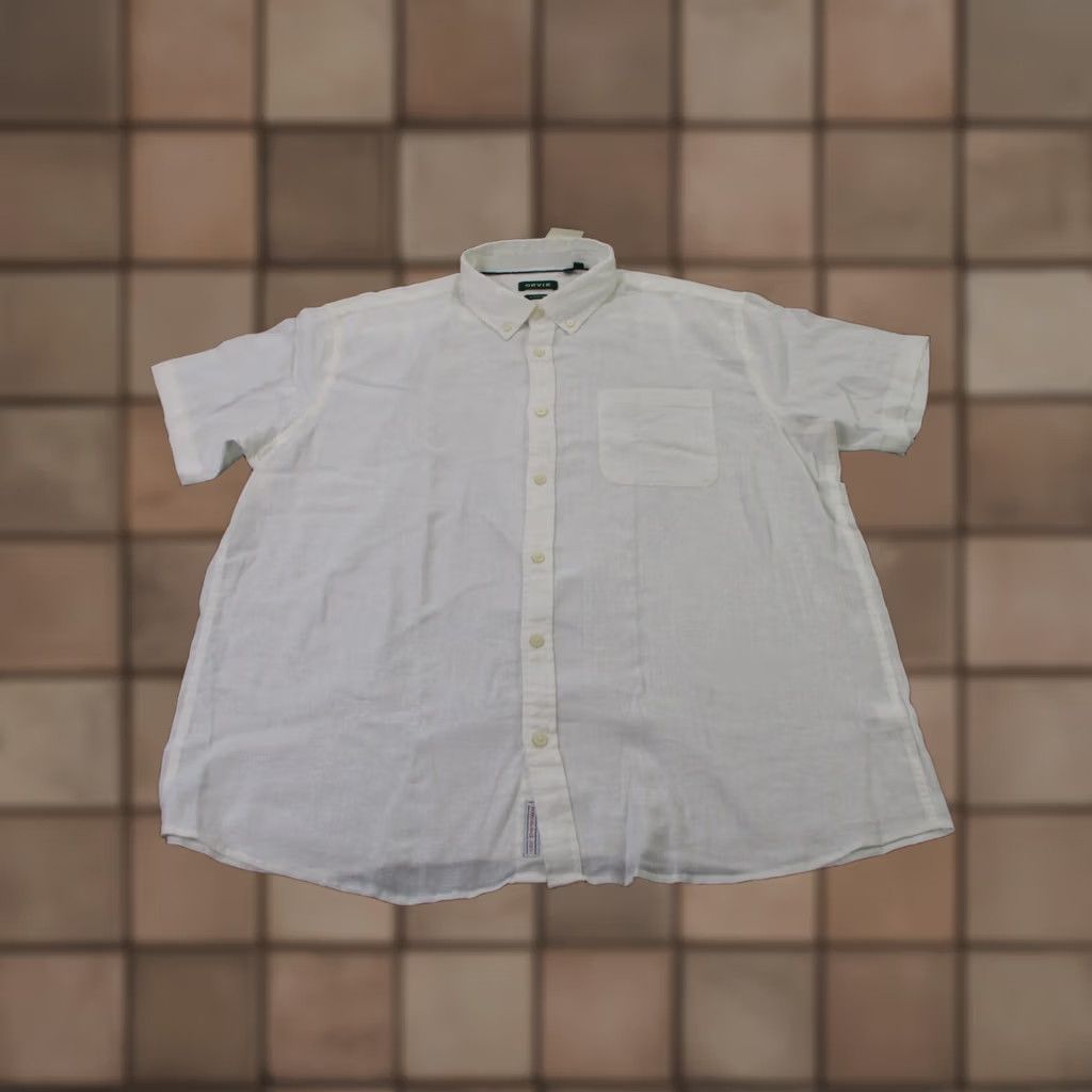 Orvis Orvis Shirt Men 2XL White Linen Button-Up Casual Size US XXL / EU 58 / 5 - 1 Thumbnail