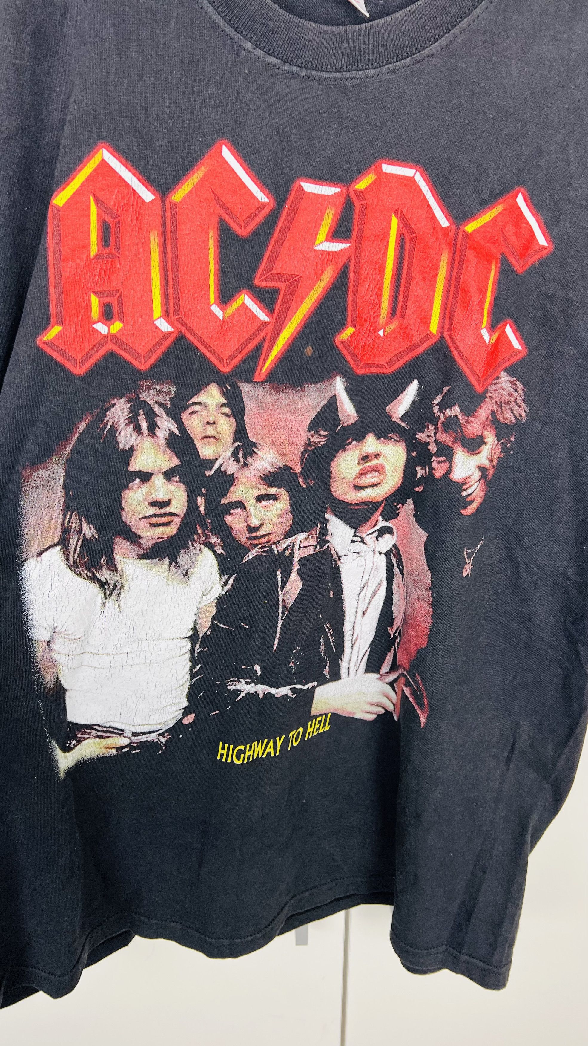 Fruit Of The Loom Vintage 2001 AC/DC Highway To Hell Band Tee Shirt Size US XL / EU 56 / 4 - 6 Thumbnail