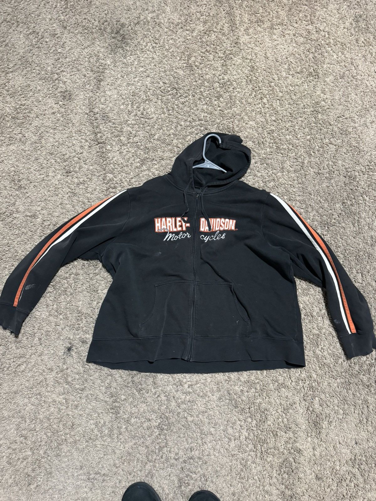 Harley Davidson × Vintage y2k harley davidson zip Size US L / EU 52-54 / 3 - 1 Thumbnail