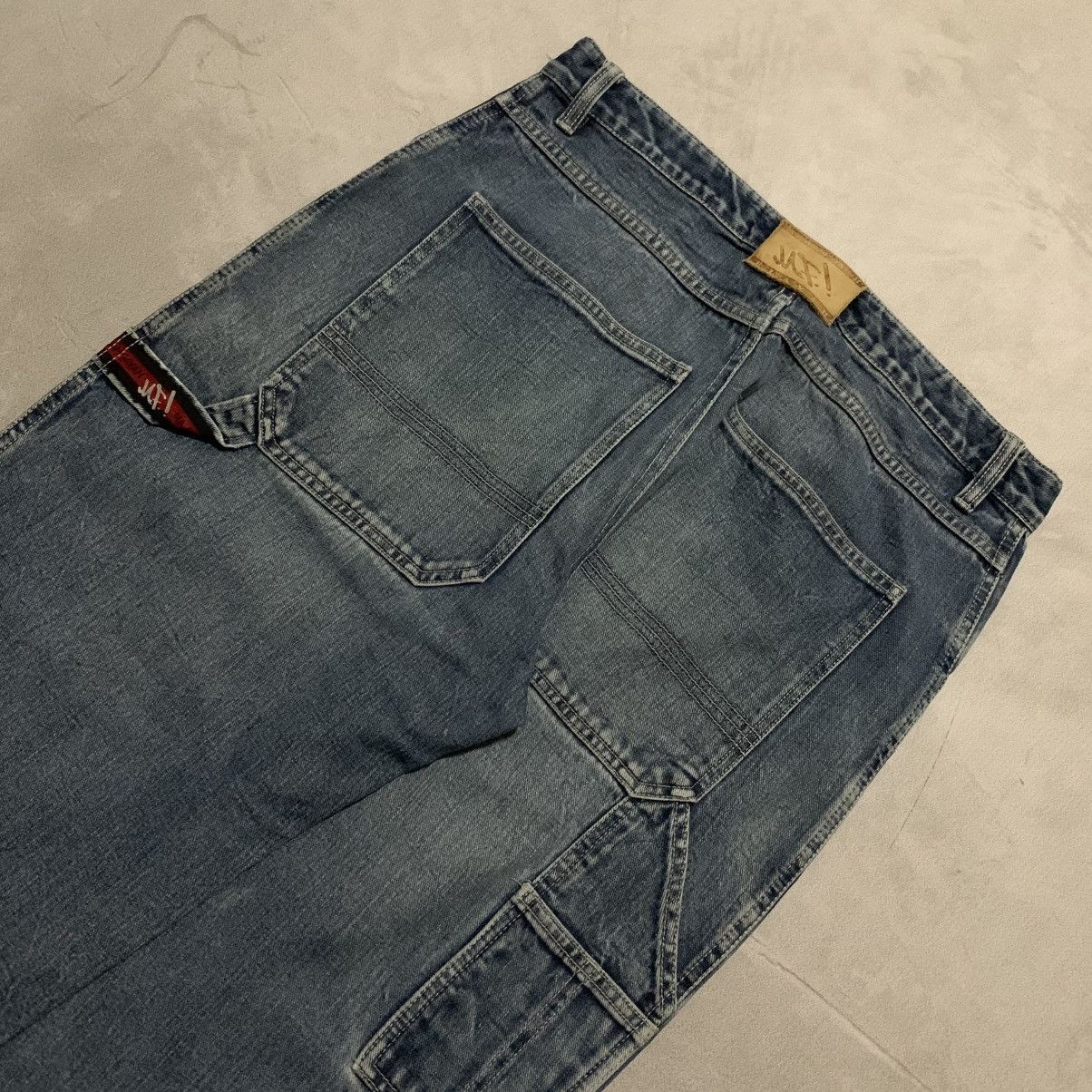 Rap Tees Majah Flavah Carpenter Denim Jeans Size US 33 - 3 Thumbnail