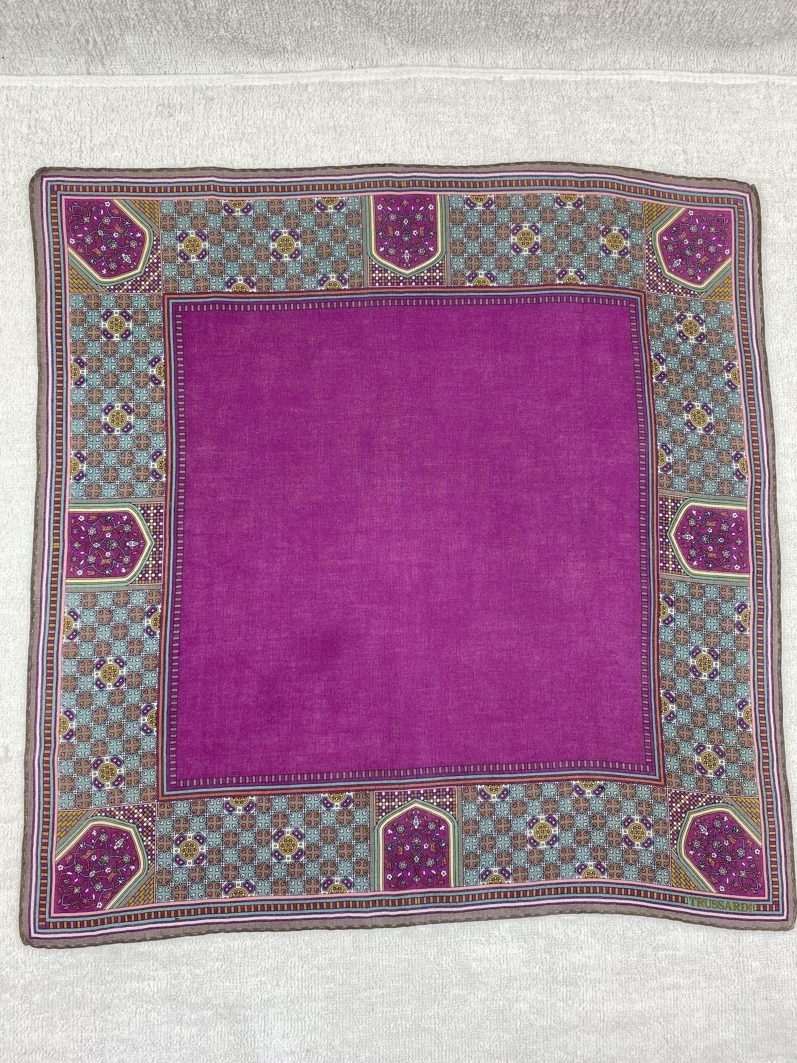 Trussardi × Vintage Trussardi Handkerchief / Bandana / Neckerchief Size ONE SIZE - 3 Thumbnail