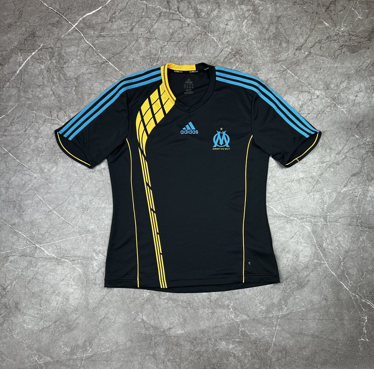 Adidas × Vintage 2000's Adidas Authentic Marseille Practice Trainer Jersey L Size US L / EU 52-54 / 3 - 1 Thumbnail