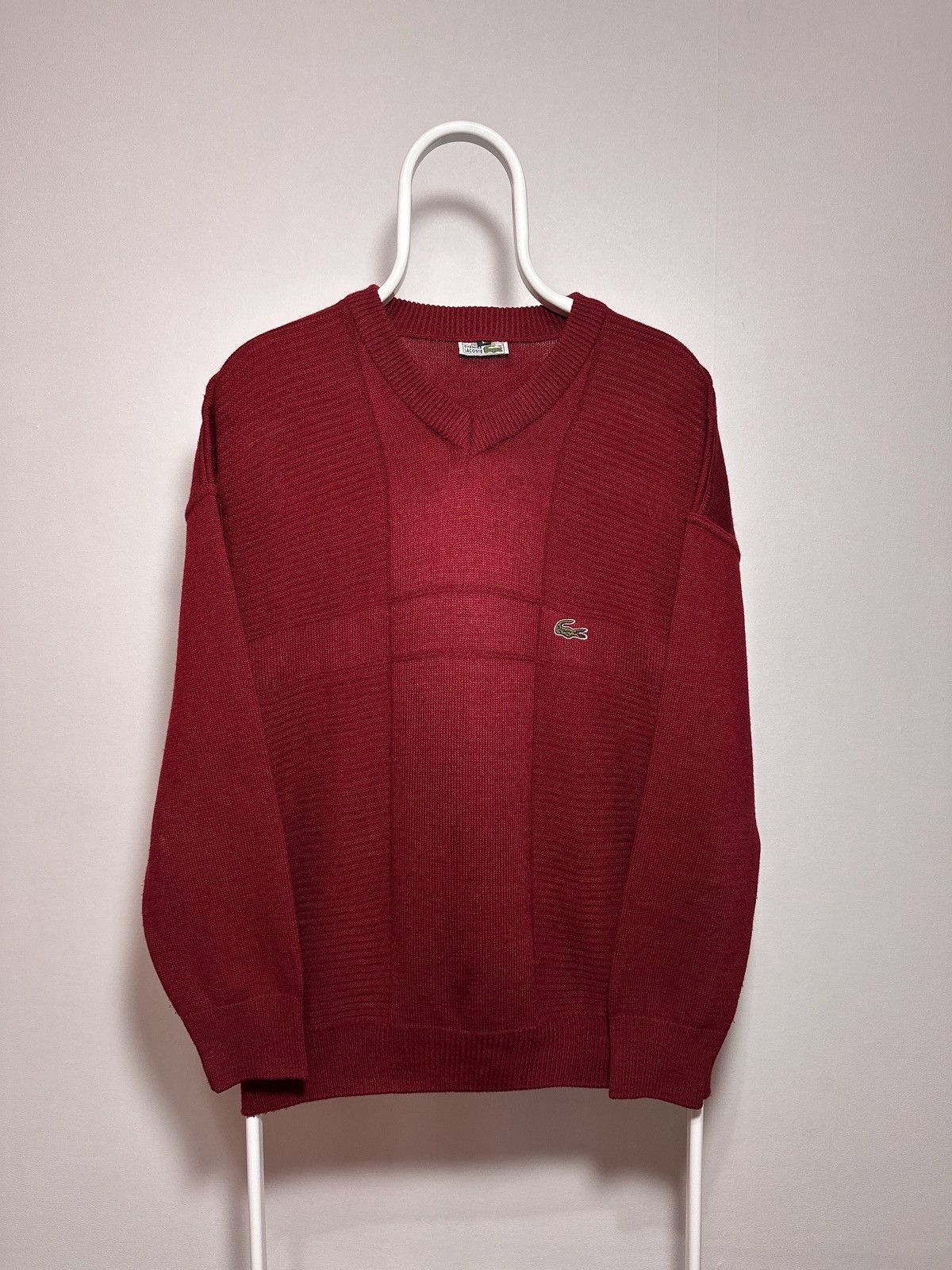Lacoste Vintage Lacoste Chemise Sweater 90s Made in France Size US L / EU 52-54 / 3 - 1 Thumbnail