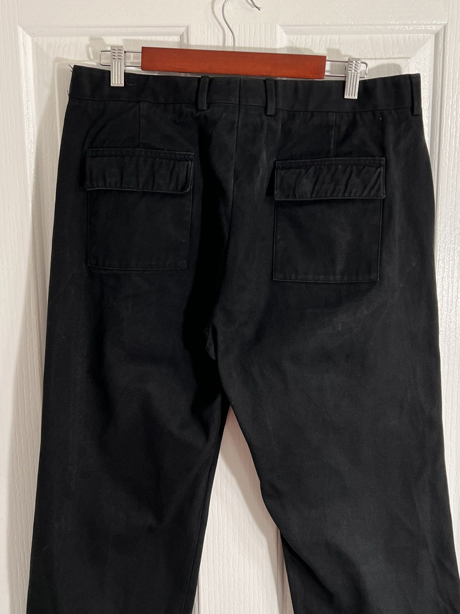 Gucci GUCCI Long Pants Button Pockets Regular Fit Black 34 Size US 34 / EU 50 - 9 Thumbnail