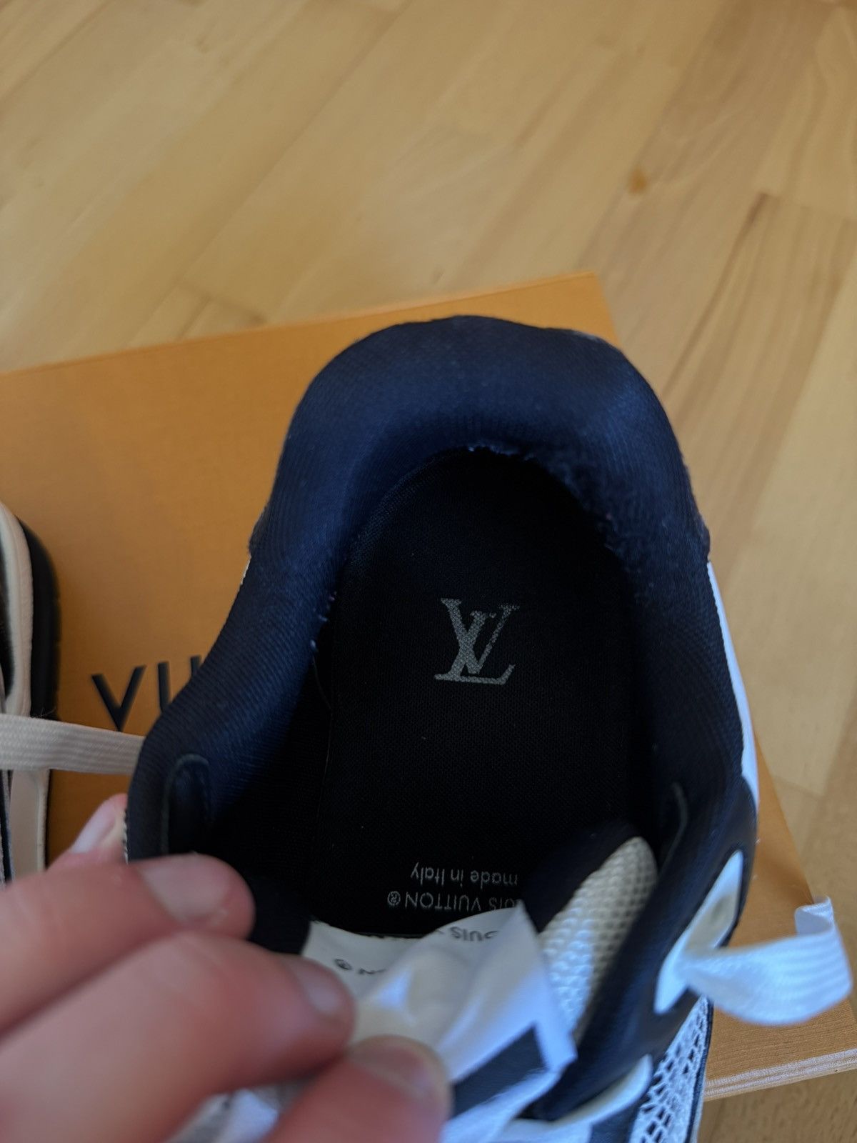 Louis Vuitton Louis Vuitton LV Trainer Velcro Strap Black Denim Size US 7.5 / EU 40-41 - 14 Thumbnail